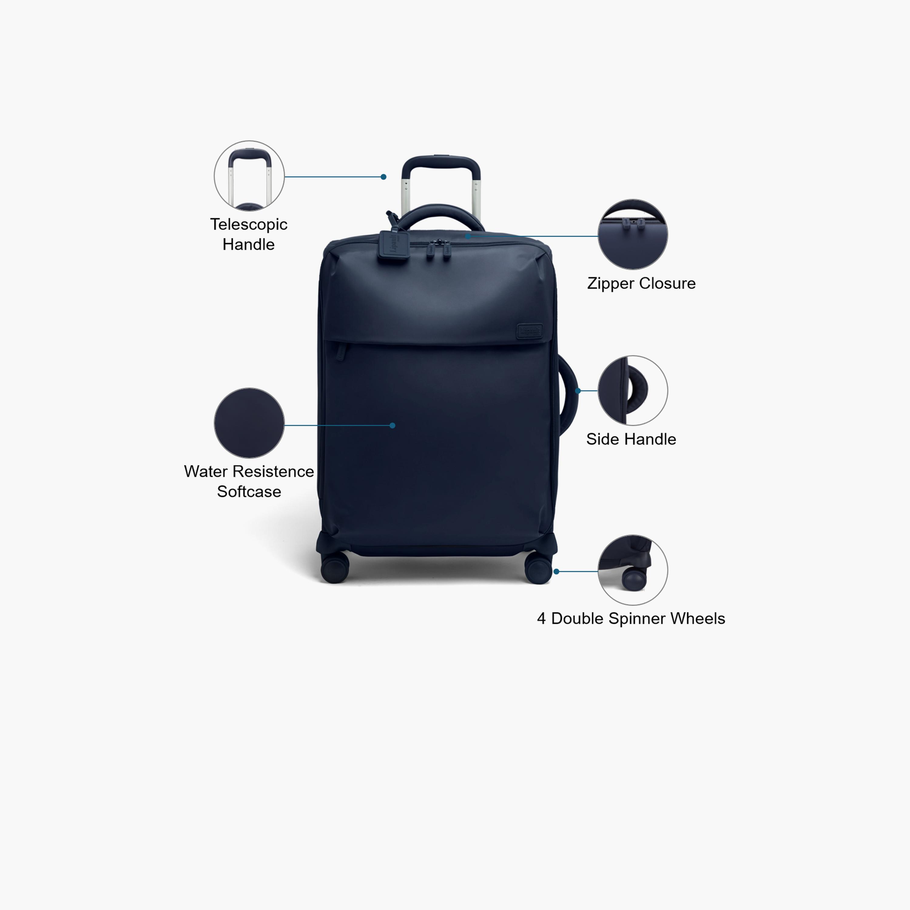 Lipault 63 CM Medium Check-in Nylon Soft Sided 4-Wheeler Spinner Trolley Bag with TSA Lock-travel-luggagesandbags-luggage-image-3