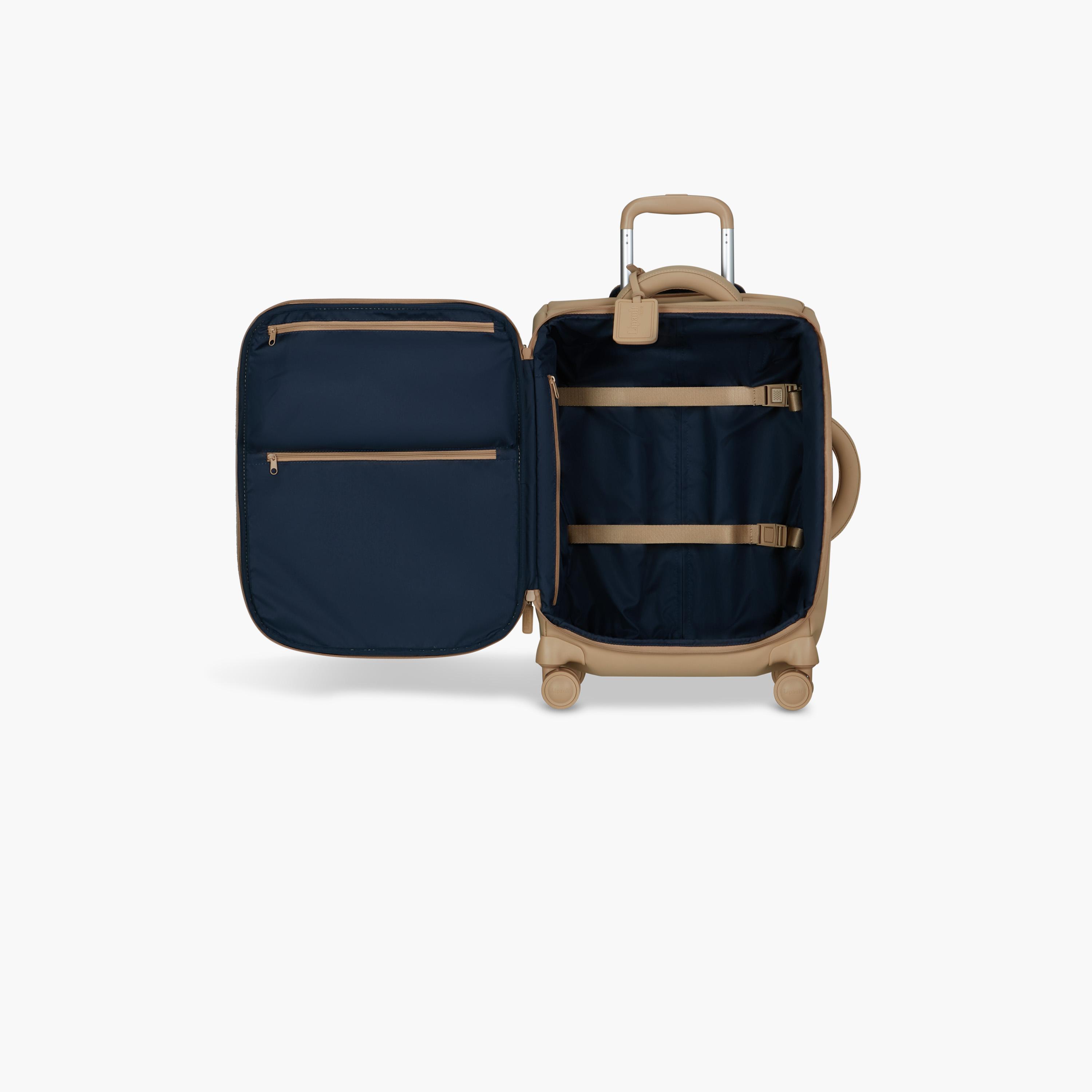 Lipault 55 CM Small Cabin PU Soft Sided 4-Wheeler Spinner Trolley Bag with TSA Lock-travel-luggagesandbags-luggage-image-10