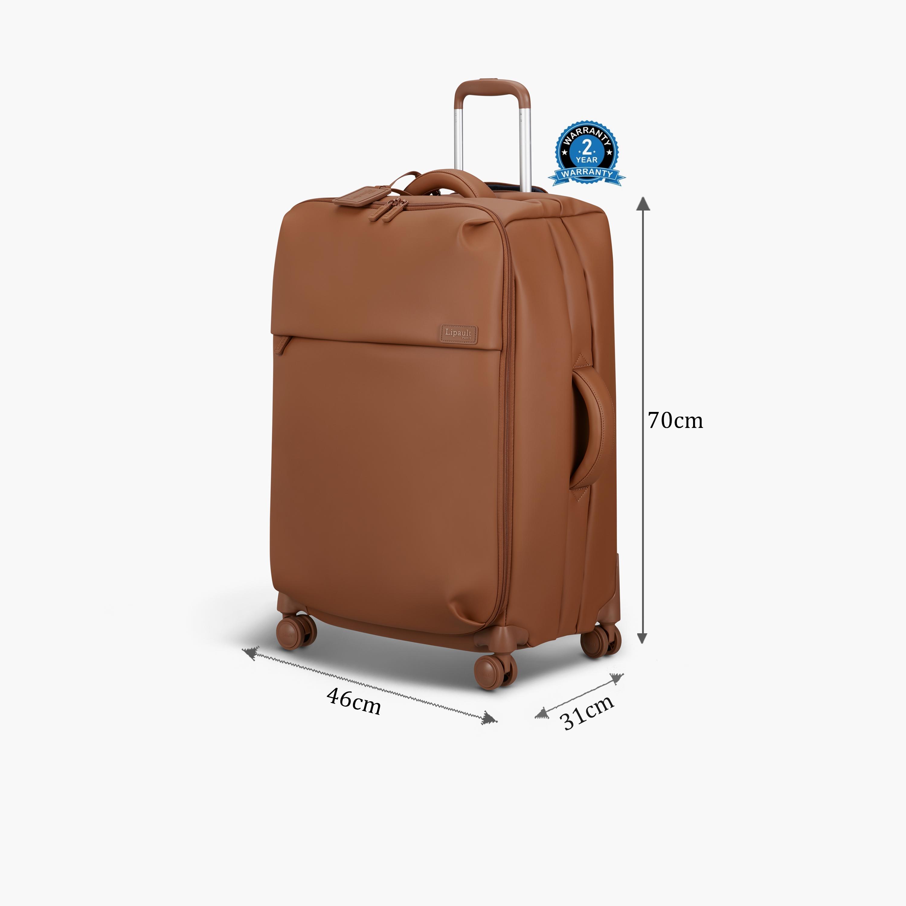 Lipault 70 CM Large Check-in PU Soft Sided 4-Wheeler Spinner Trolley Bag with TSA Lock-travel-luggagesandbags-luggage-image-2