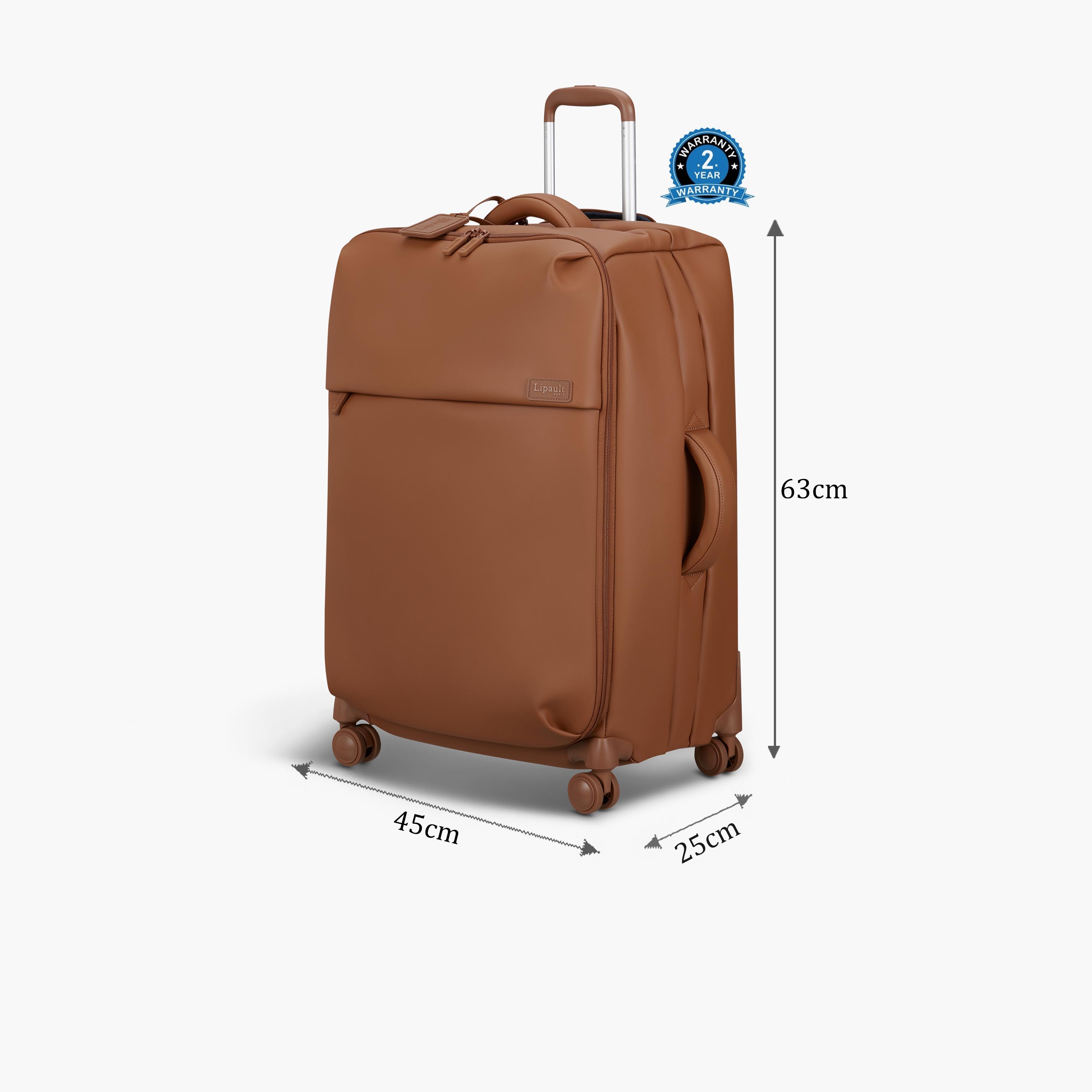 Lipault 63 CM Medium Check-in PU Soft Sided 4-Wheeler Spinner Trolley Bag with TSA Lock-travel-luggagesandbags-luggage-image-2