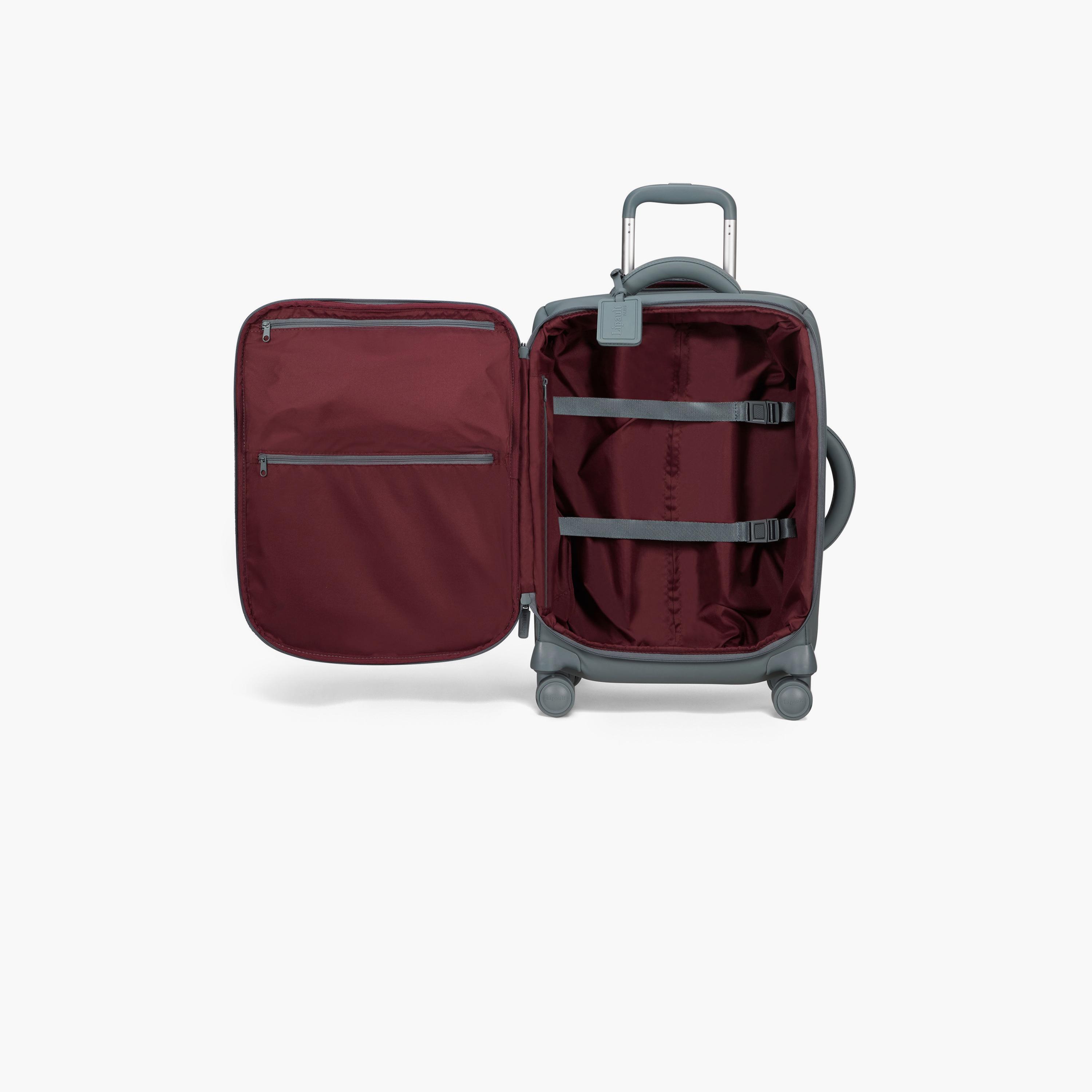 Lipault 55 CM Small Cabin PU Soft Sided 4-Wheeler Spinner Trolley Bag with TSA Lock-travel-luggagesandbags-luggage-image-10