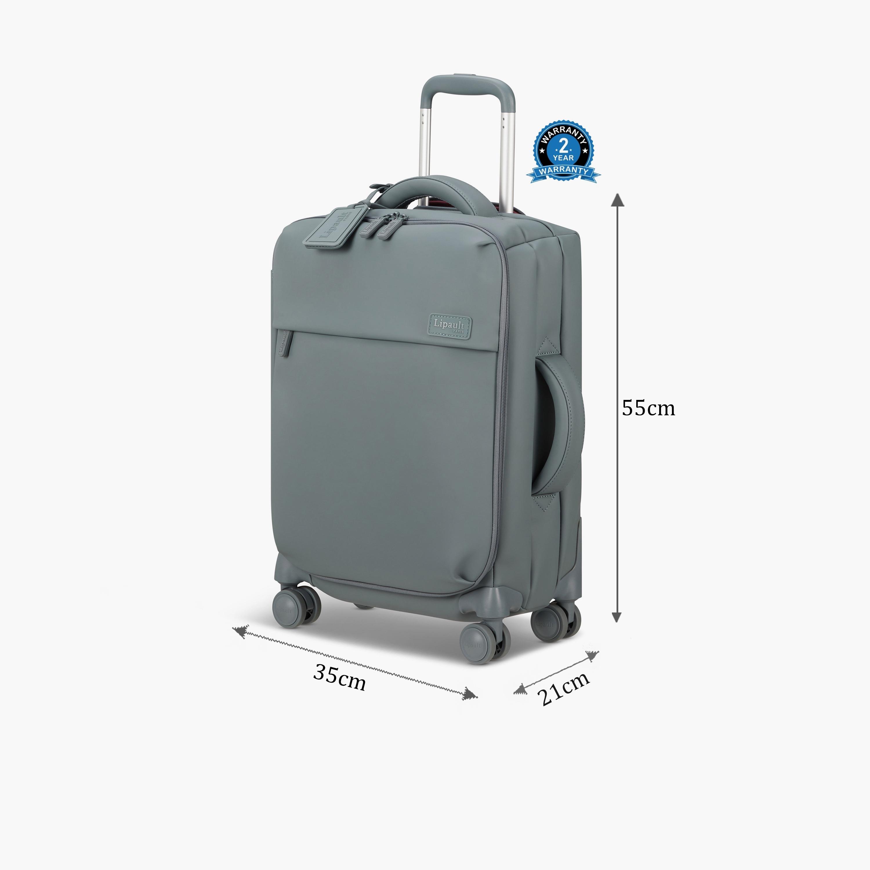 Lipault 55 CM Small Cabin PU Soft Sided 4-Wheeler Spinner Trolley Bag with TSA Lock-travel-luggagesandbags-luggage-image-2