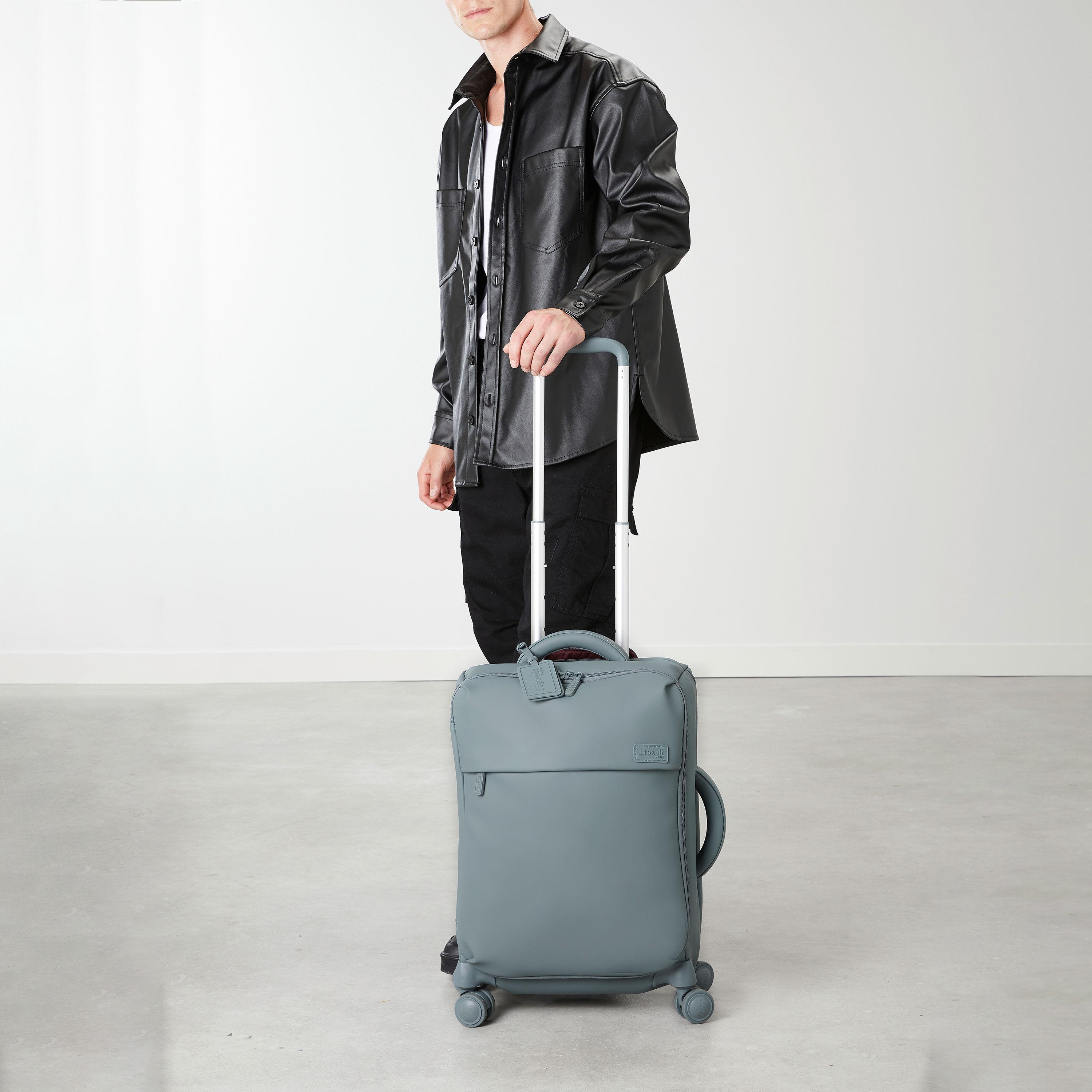 Lipault 55 CM Small Cabin PU Soft Sided 4-Wheeler Spinner Trolley Bag with TSA Lock-travel-luggagesandbags-luggage-image-9