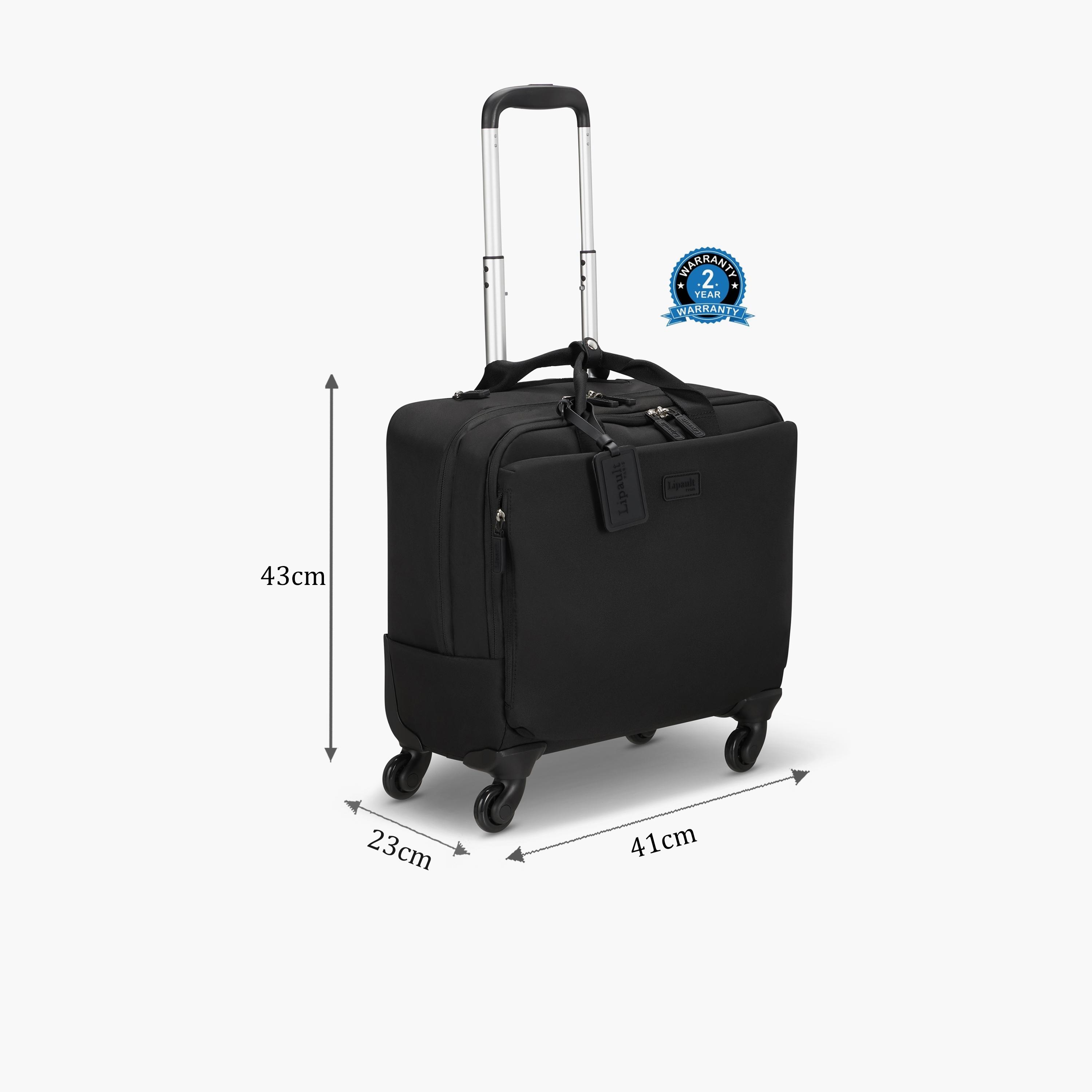 Lipault 43 CM Small Cabin Polyester Soft Sided 4-Wheeler Spinner Trolley Bag with TSA Lock-travel-luggagesandbags-luggage-image-2