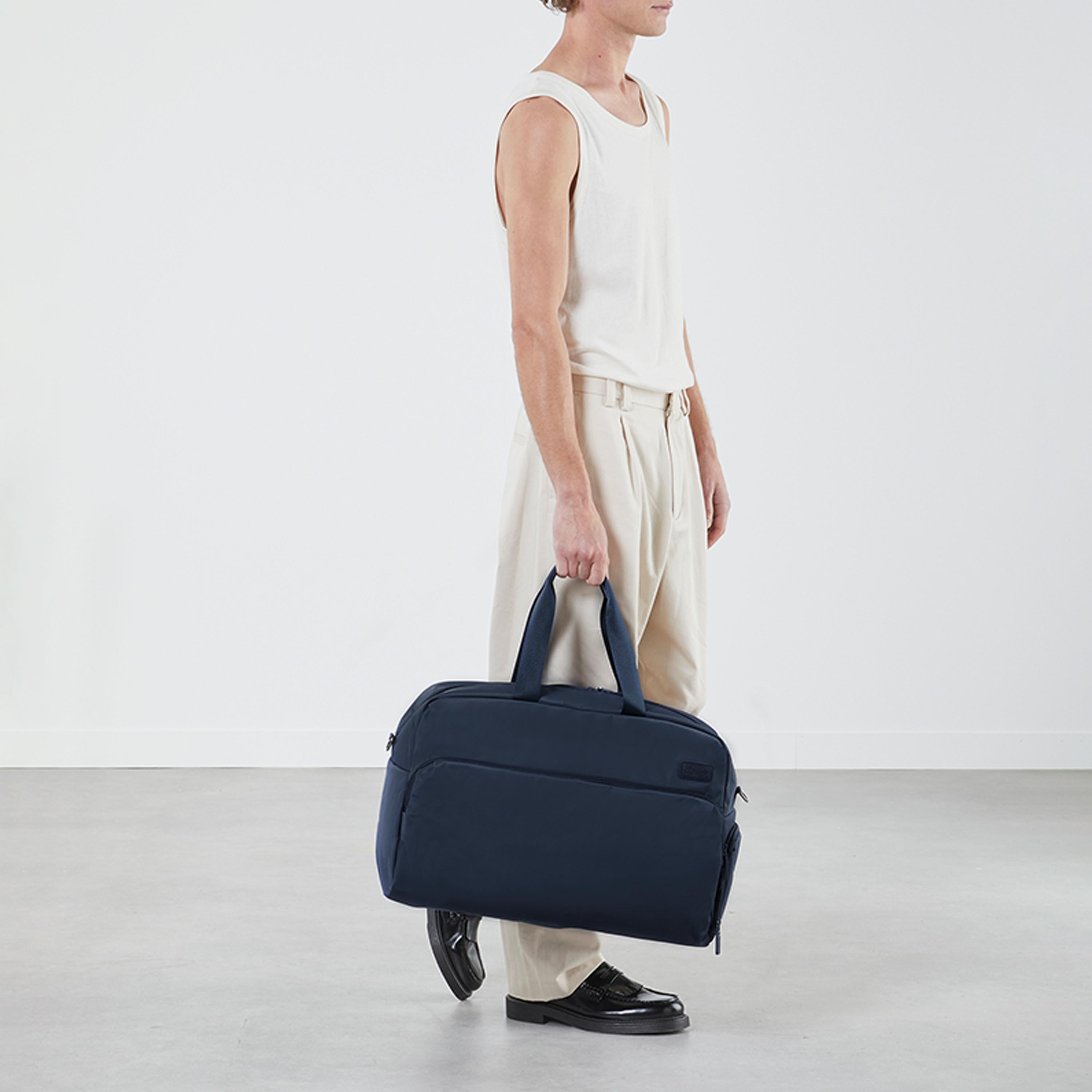Lipault Solid Top Handle Duffel Bag with Zipper closure and Detachable Strap | 51 X 33 X 28 CM-travel-luggagesandbags-dufflebags-image-6