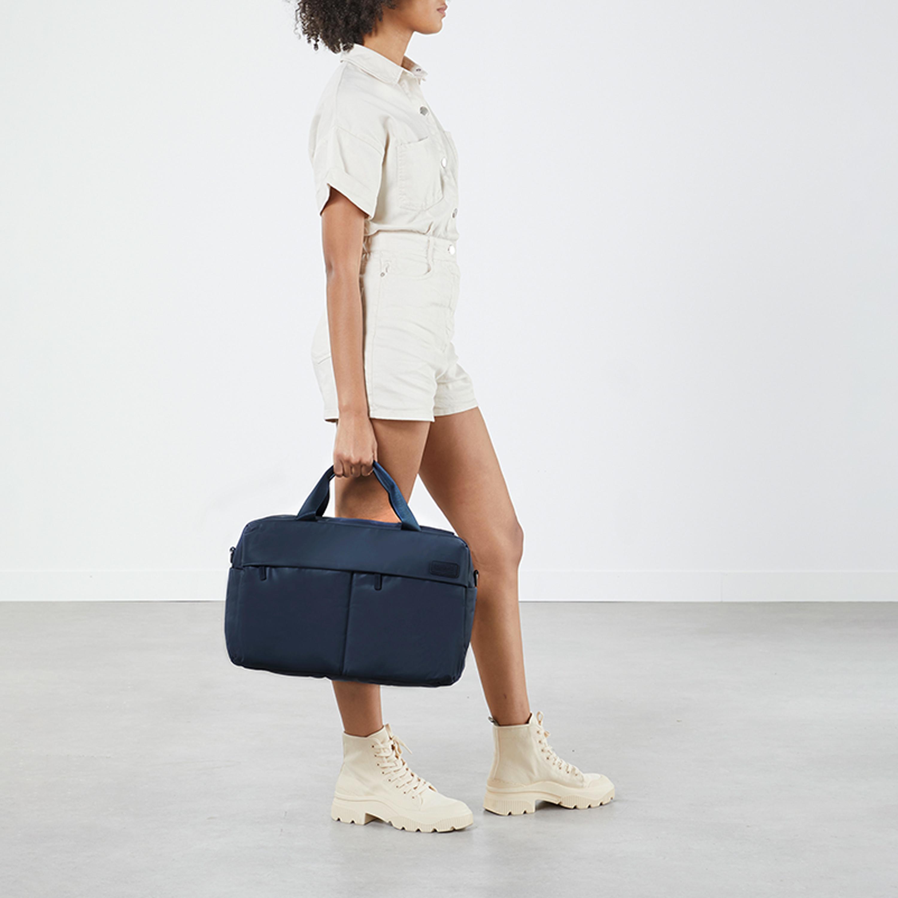 Lipault Solid Top Handle Duffel Bag with Zipper closure and Detachable Strap | 42.5 X 29 X 24 CM-travel-luggagesandbags-dufflebags-image-6