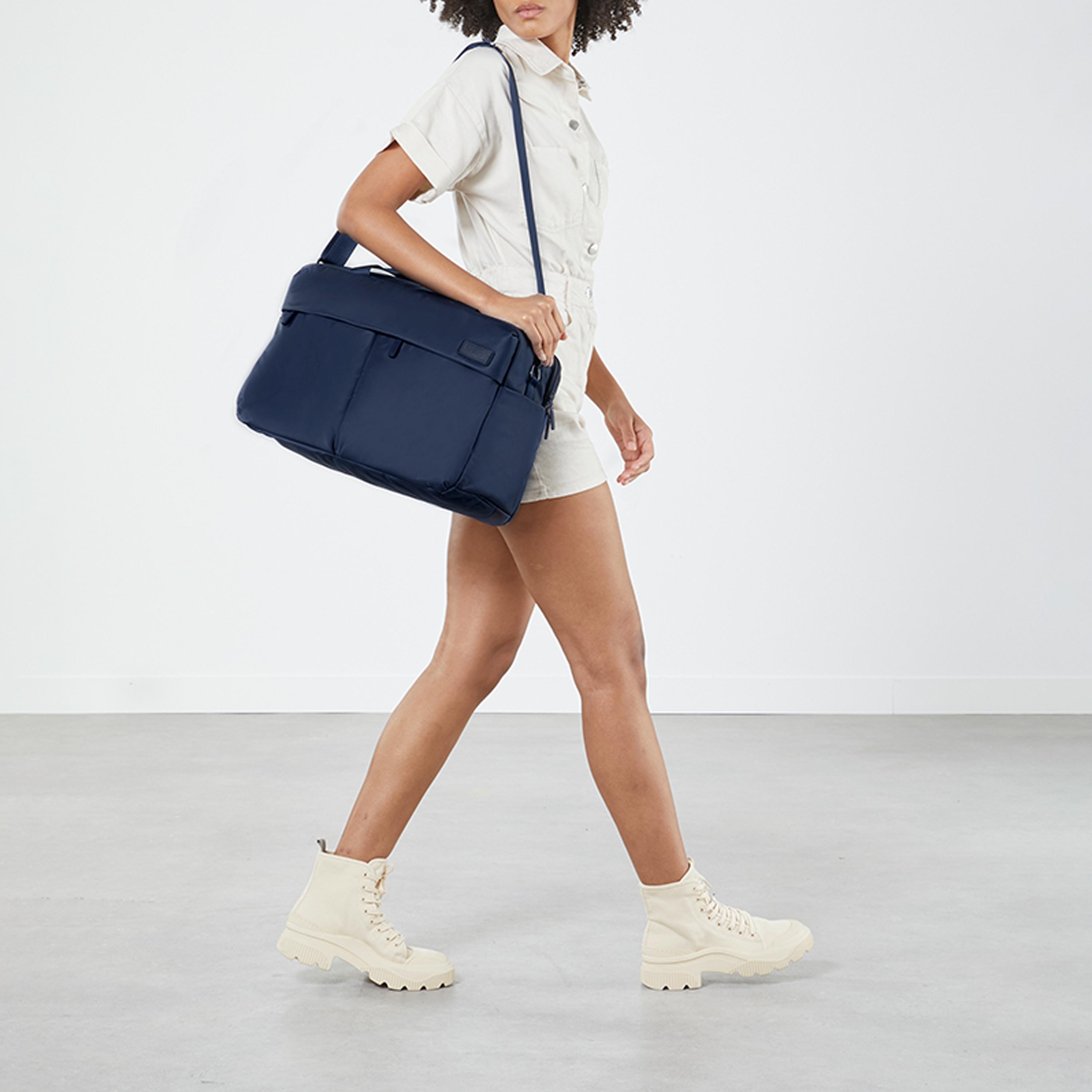 Lipault Solid Top Handle Duffel Bag with Zipper closure and Detachable Strap | 42.5 X 29 X 24 CM-travel-luggagesandbags-dufflebags-image-7