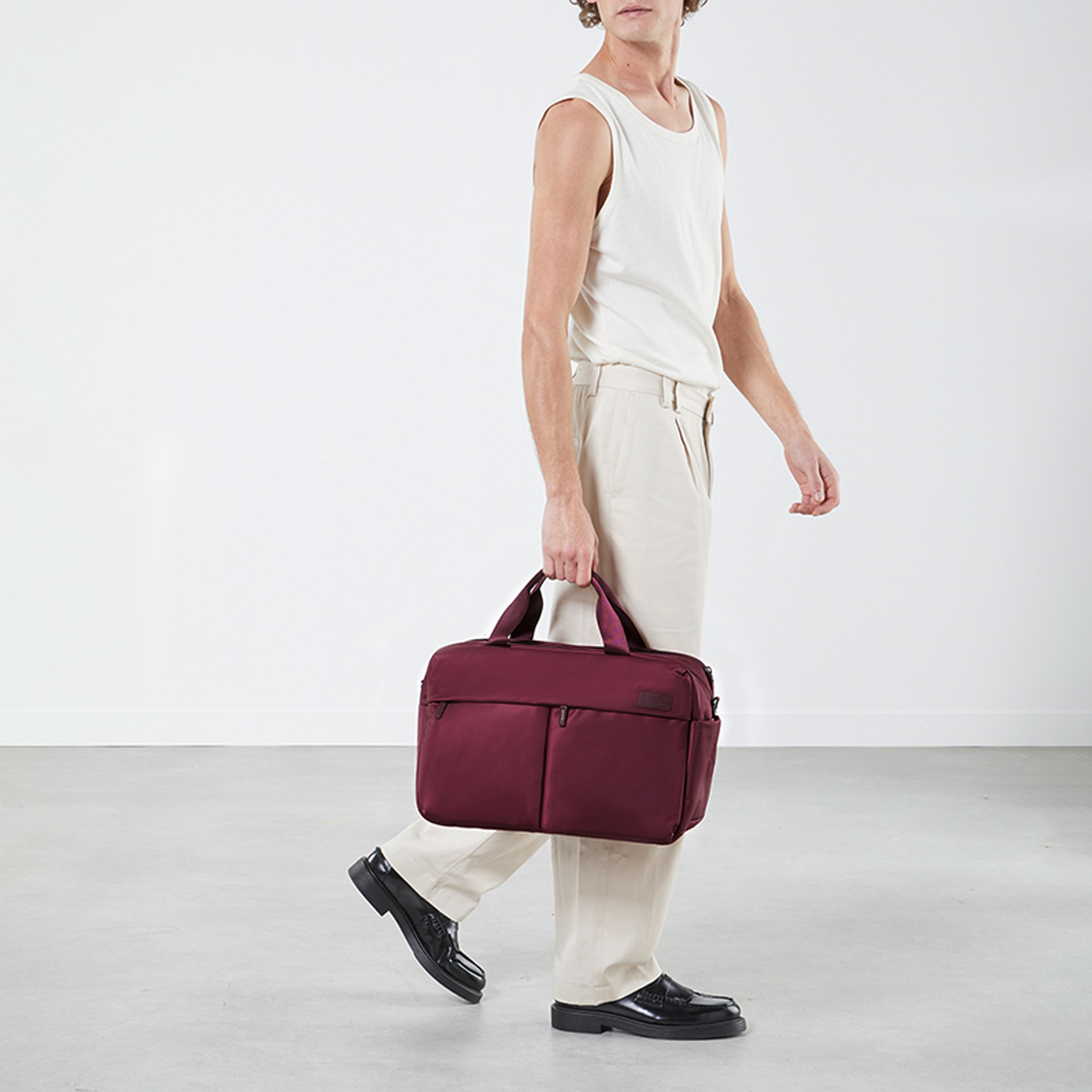 Lipault Solid Top Handle Duffel Bag with Zipper closure and Detachable Strap | 42.5 X 29 X 24 CM-travel-luggagesandbags-dufflebags-image-6