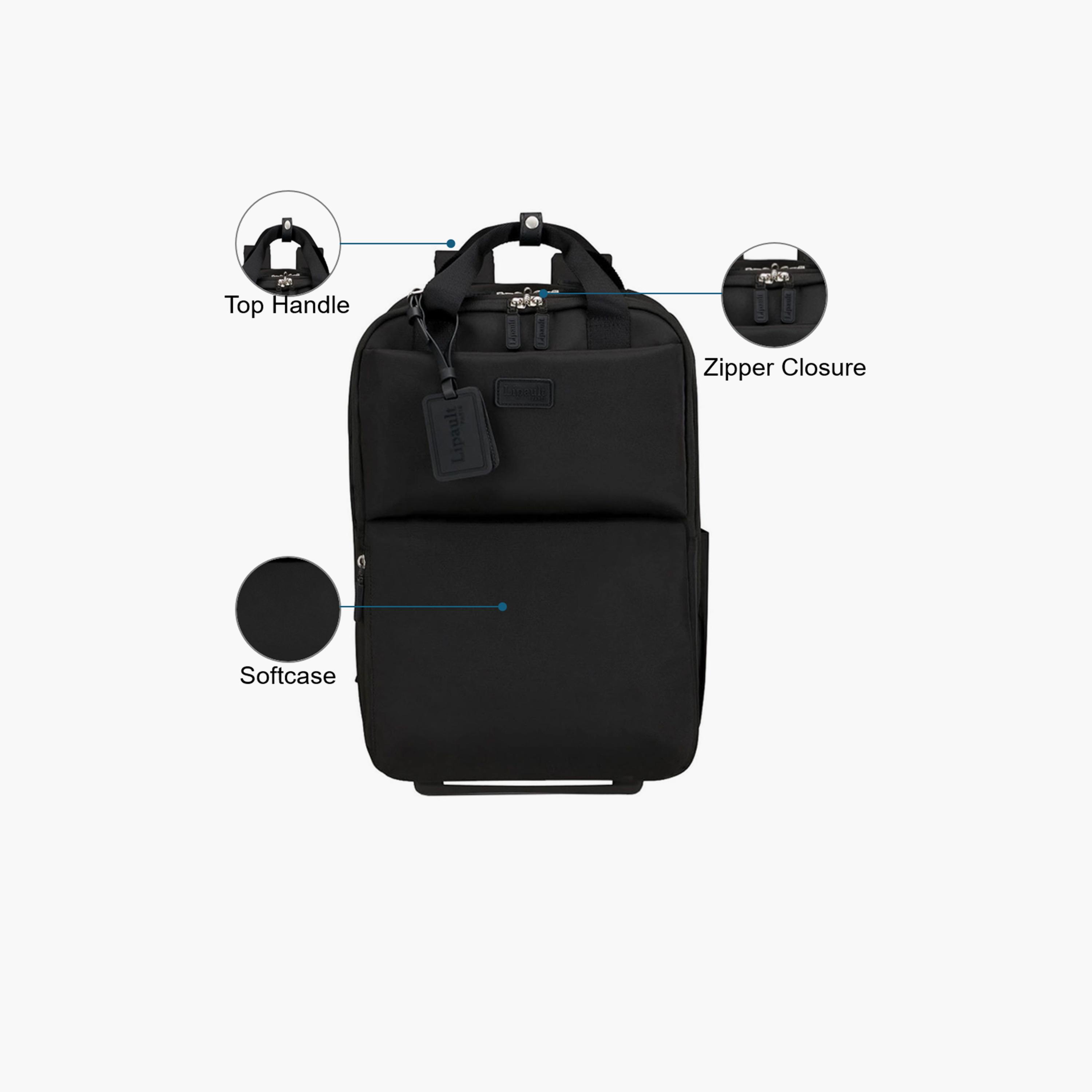 Lipault 23 L | 15.6 Inches Laptop Bag, Recycled Polyester, Adjustable Strap | P9509006-travel-luggagesandbags-backpacks-image-3