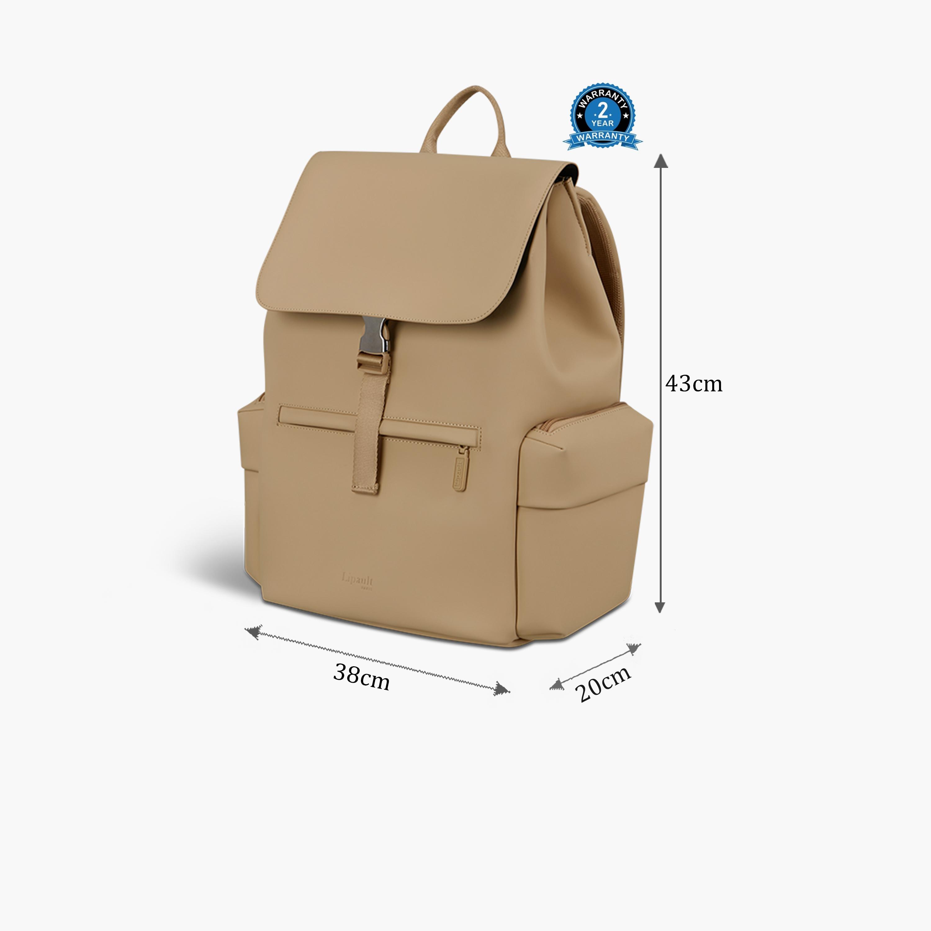 Lipault 23 L | 15.6 Inches Laptop Bag, Polyester, Adjustable Strap | P9075012-travel-luggagesandbags-backpacks-image-2