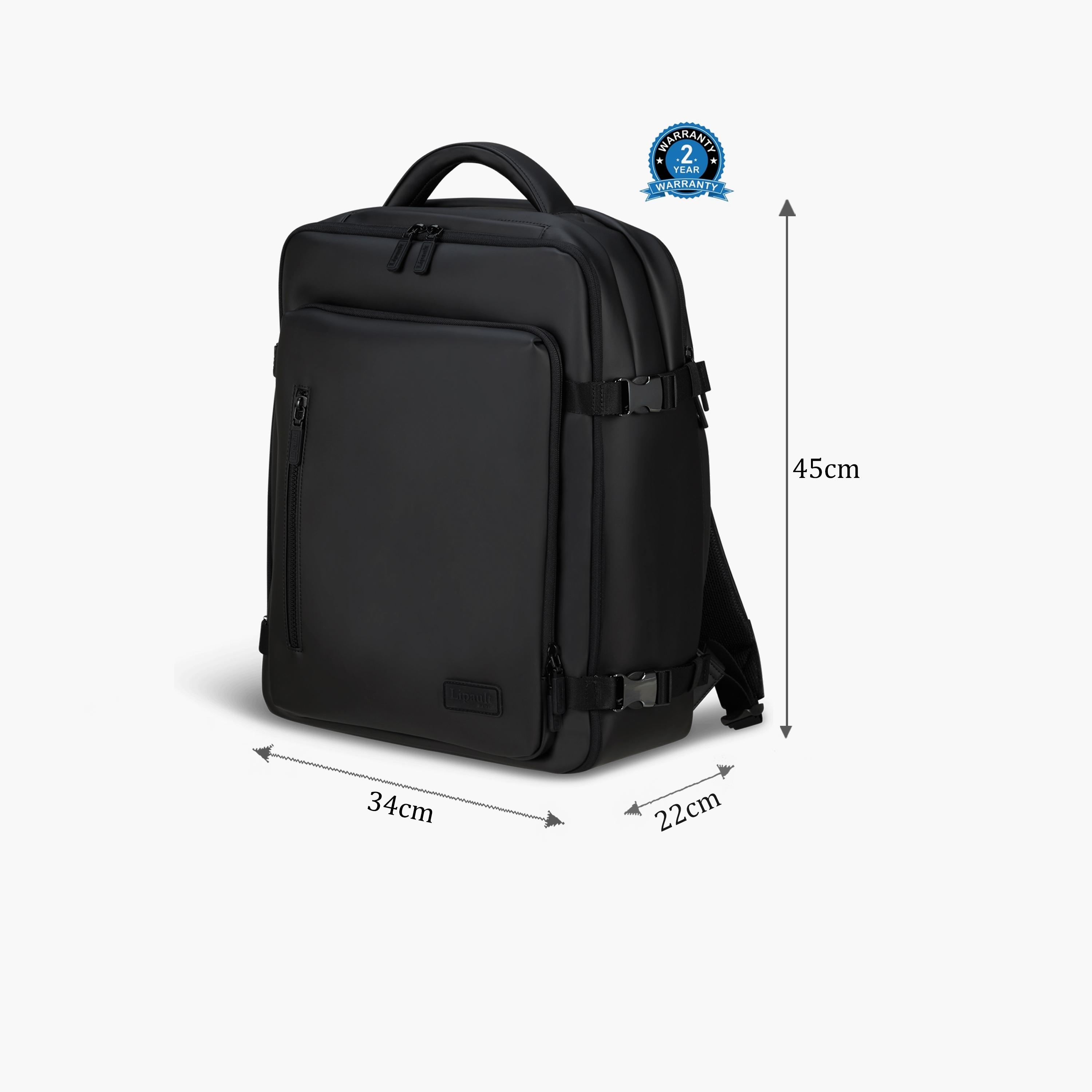 Lipault 31 L | 17 Inches Laptop Bag, Polyester, Adjustable Strap | P9009016-travel-luggagesandbags-backpacks-image-2
