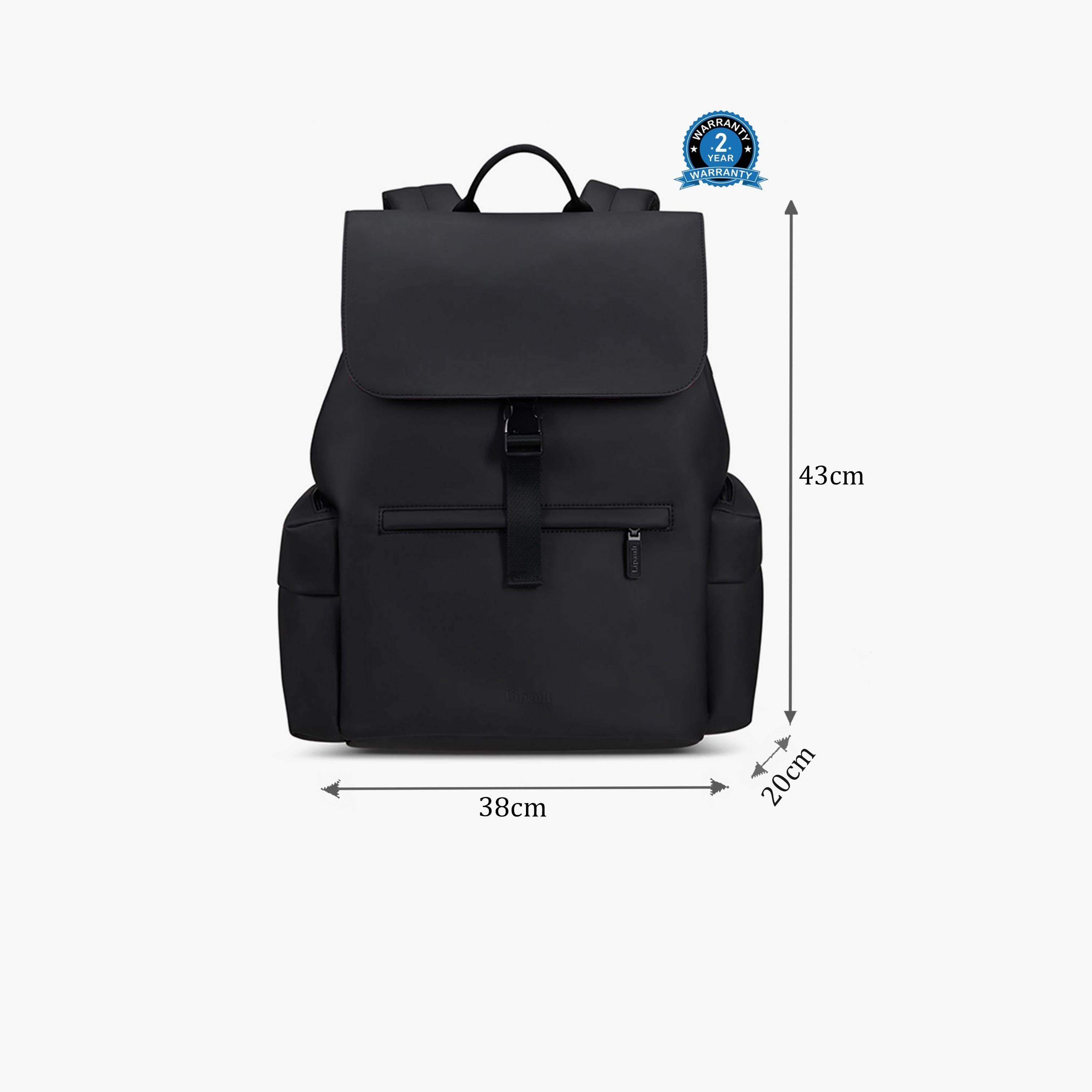 Lipault 23 L | 15.6 Inches Laptop Bag, Polyester, Adjustable Strap | P9009012-travel-luggagesandbags-backpacks-image-2