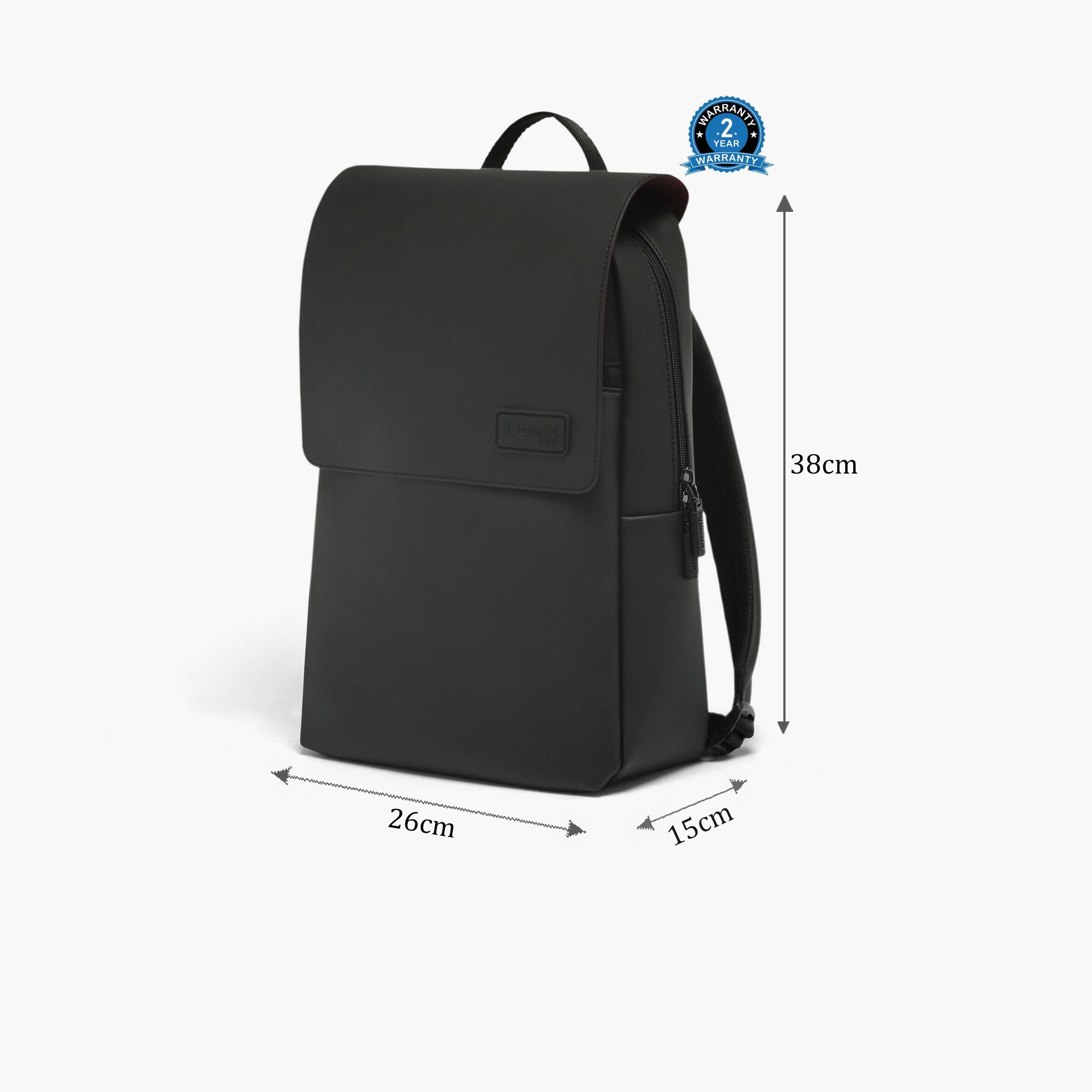 Lipault 12 L | 15 Inches Laptop Bag, Polyester, Adjustable Strap | P9009005-travel-luggagesandbags-backpacks-image-2