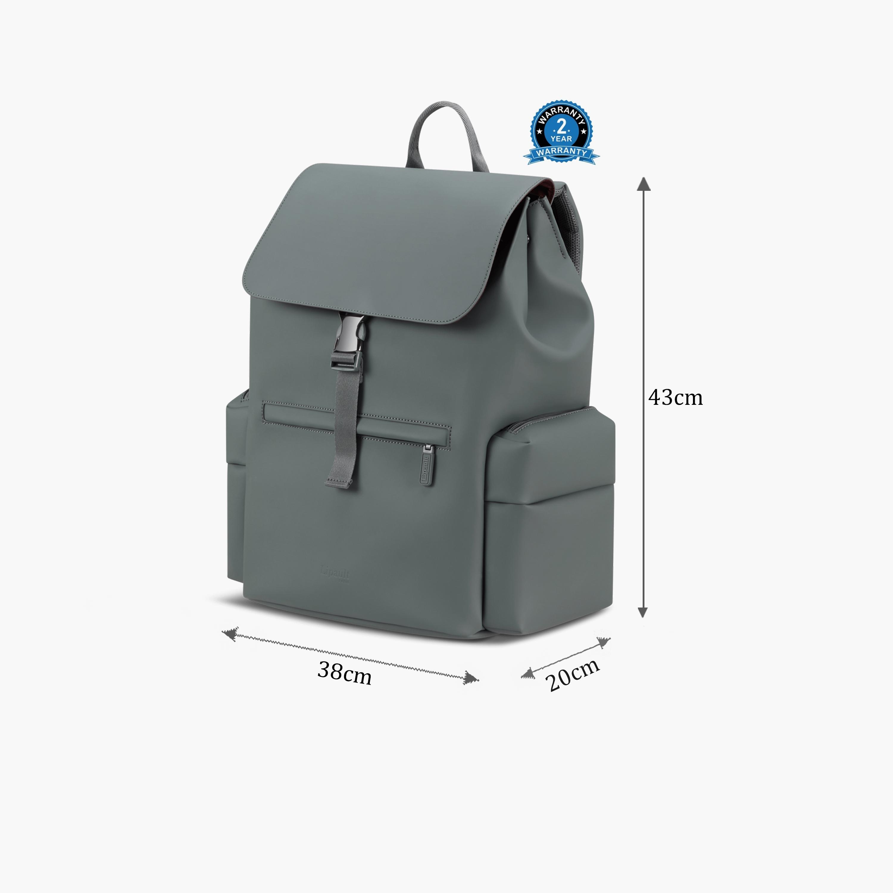 Lipault 23 L | 15.6 Inches Laptop Bag, Polyester, Adjustable Strap | P9008012-travel-luggagesandbags-backpacks-image-2