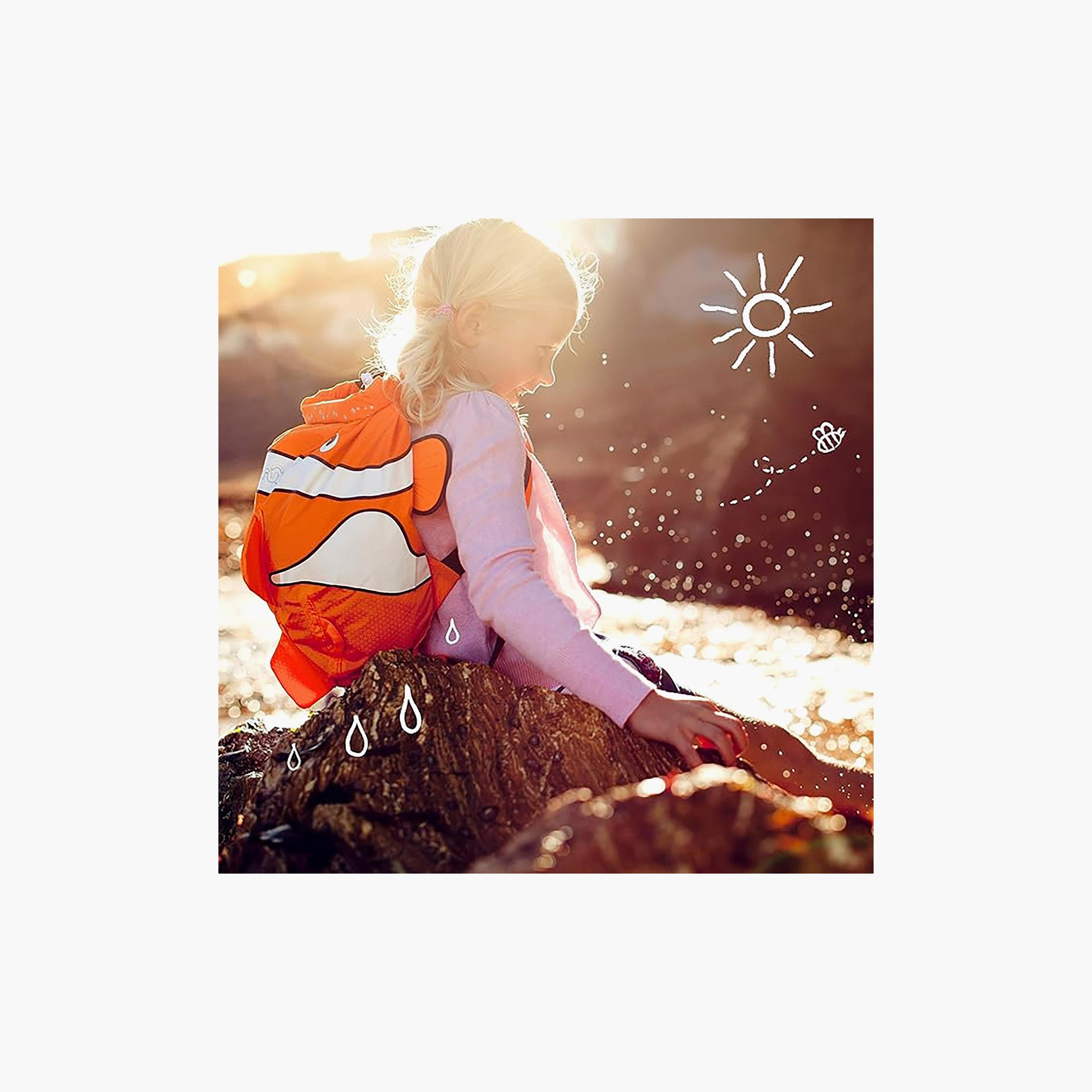Trunki PaddlePak Coral the Tropical Fish Swim Bag - Orange-boys-accessories-bagsandbackpacks-image-4
