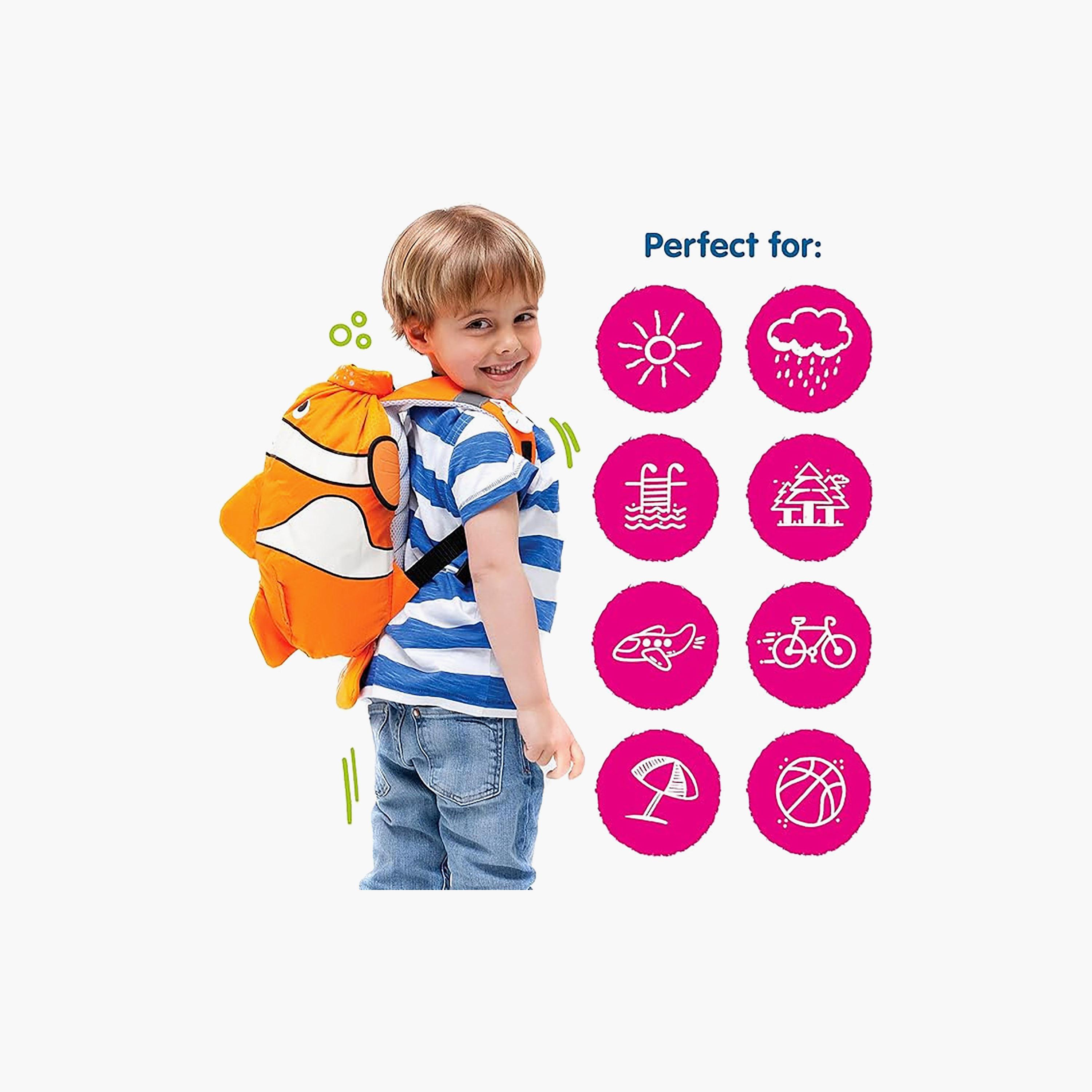 Trunki PaddlePak Coral the Tropical Fish Swim Bag - Orange-boys-accessories-bagsandbackpacks-image-5