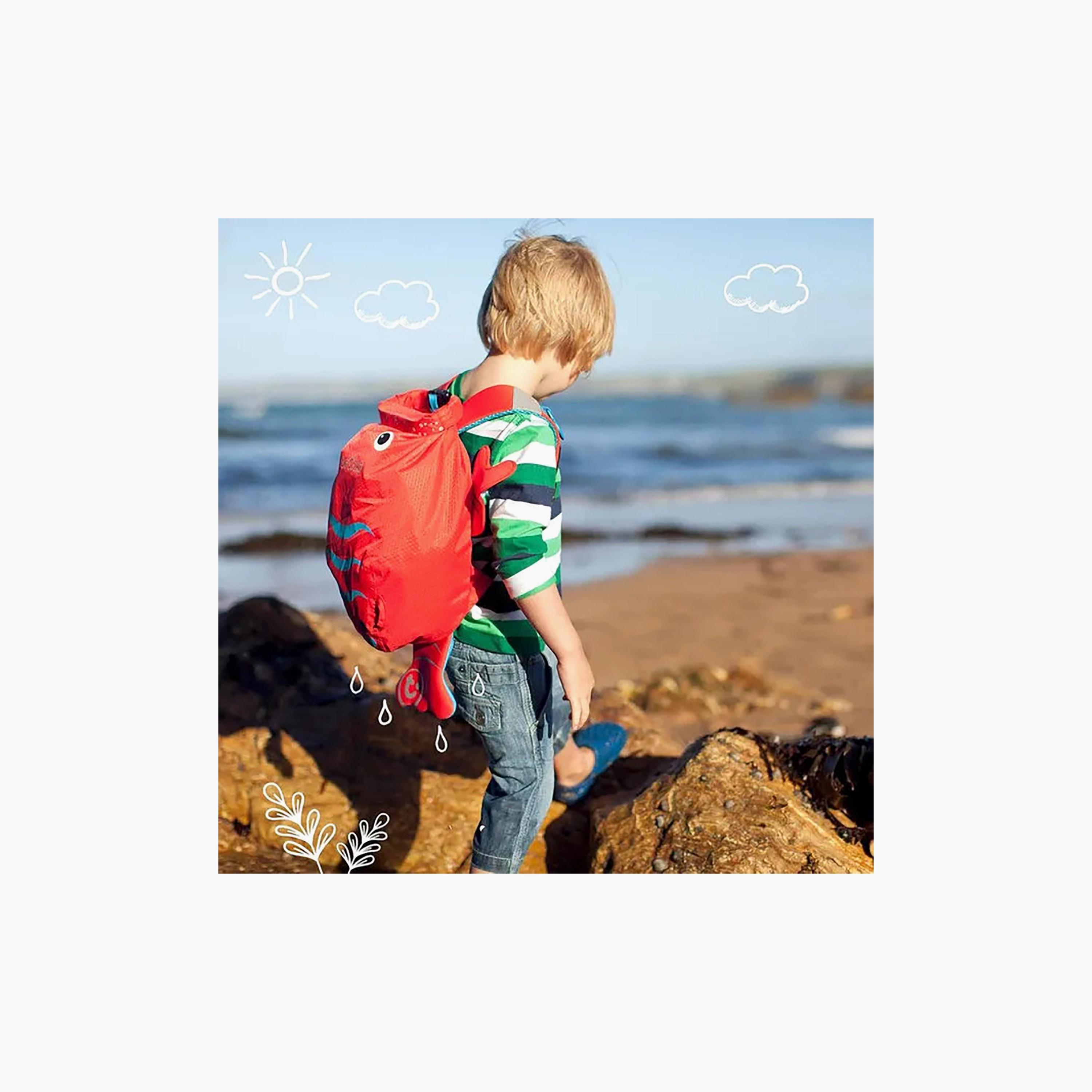 حقيبة سباحة بادل باك كورال بتصميم السمكة الاستوائية من ترانكي - أحمر-boys-accessories-bagsandbackpacks-image-5