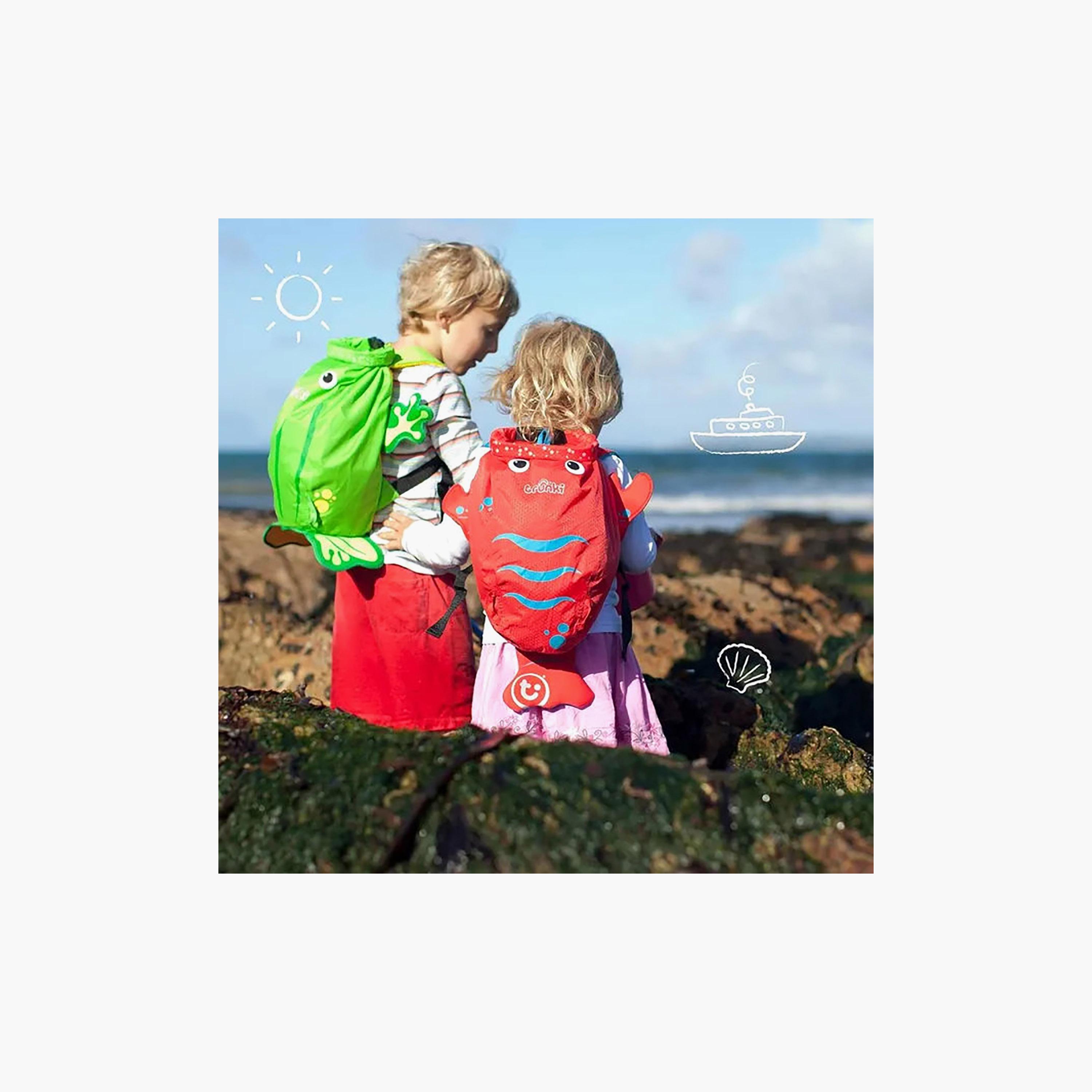 حقيبة سباحة بادل باك كورال بتصميم السمكة الاستوائية من ترانكي - أحمر-boys-accessories-bagsandbackpacks-image-4