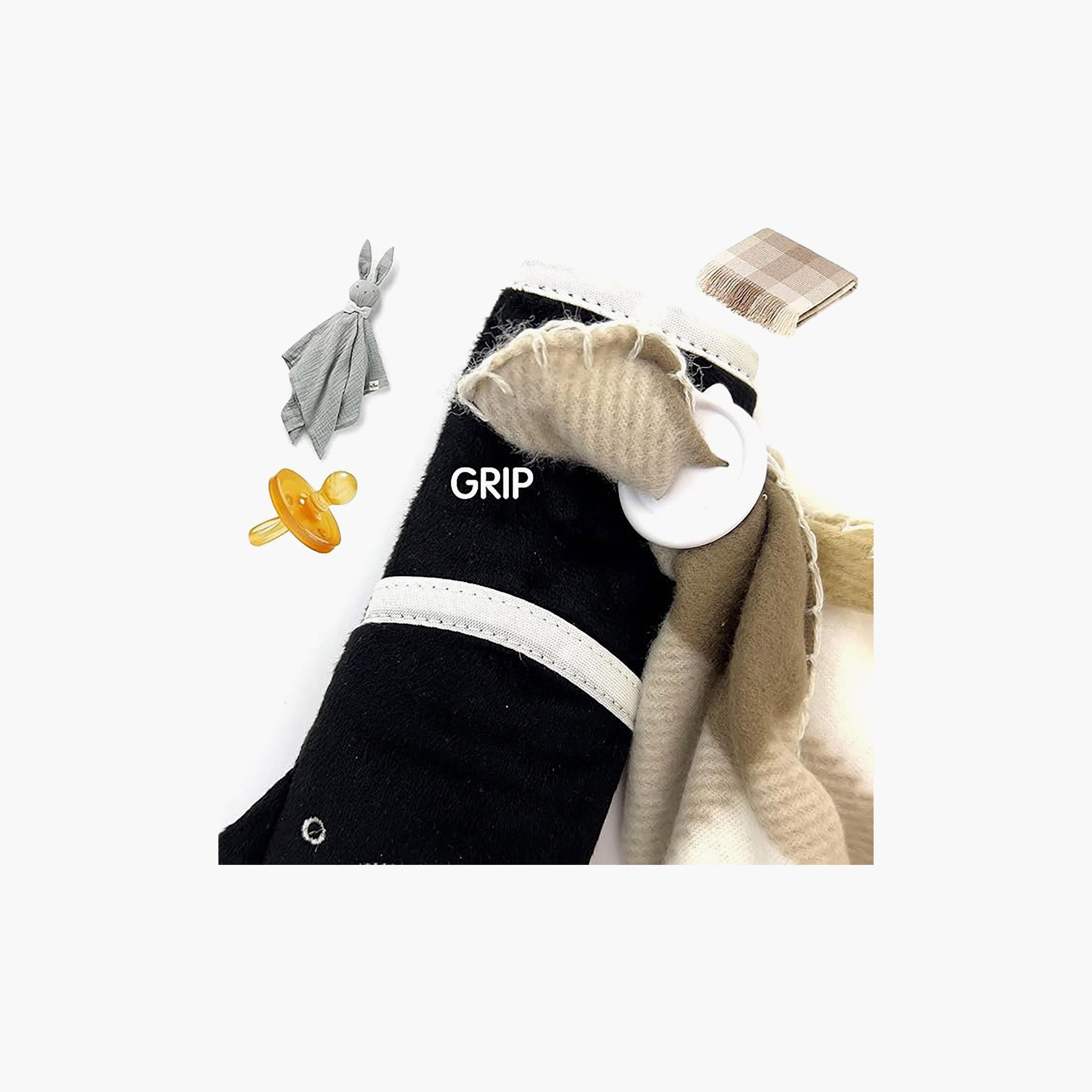 وسادات حزام أمان السيارة سنوزيهيدز بيبين بنجوين من ترانكي - أسود-baby-gear-travelaccessories-image-3