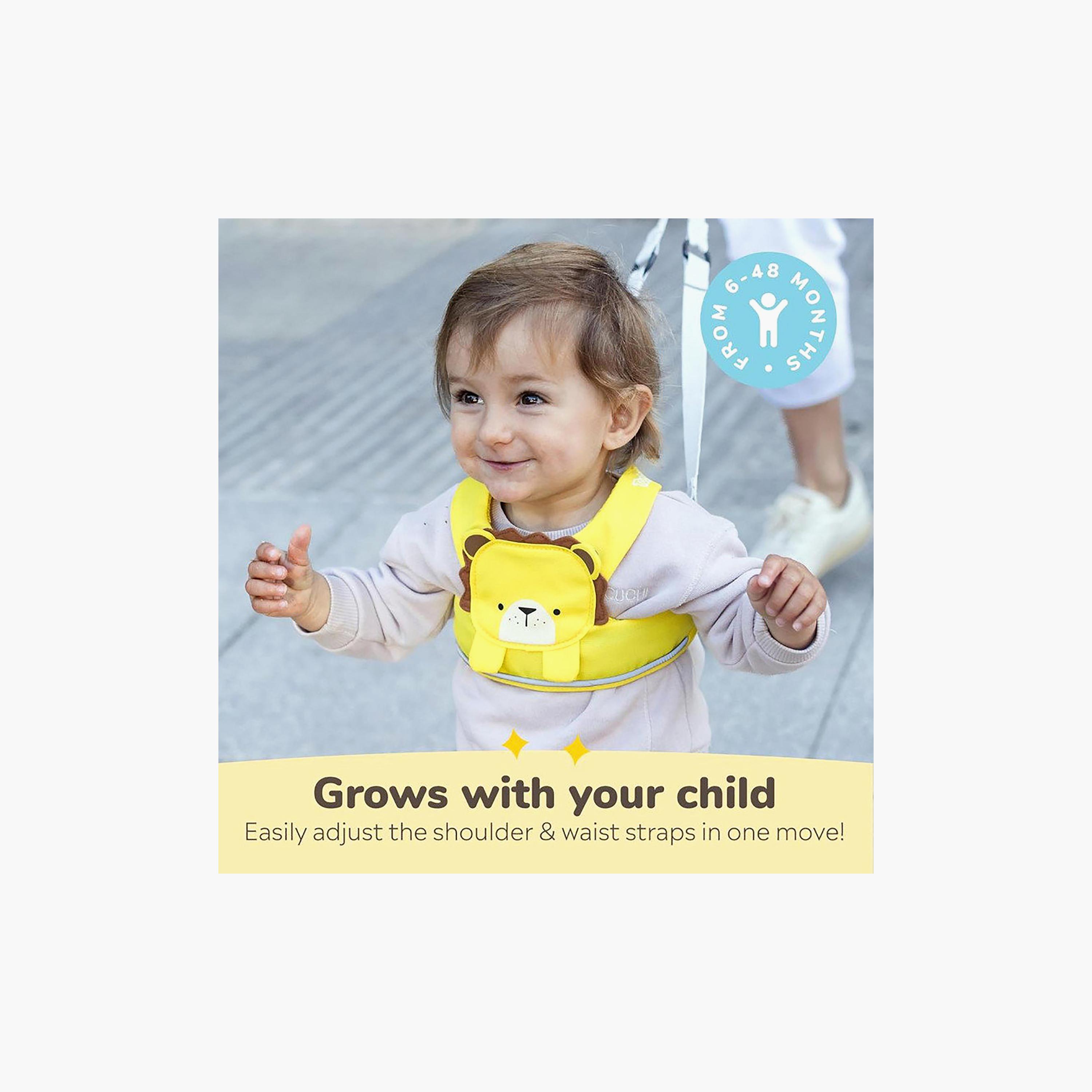 Trunki ToddlePak Walking Reins & Safety Harness - Felix Fox - Yellow-baby-healthandsafety-babyproofing-image-5
