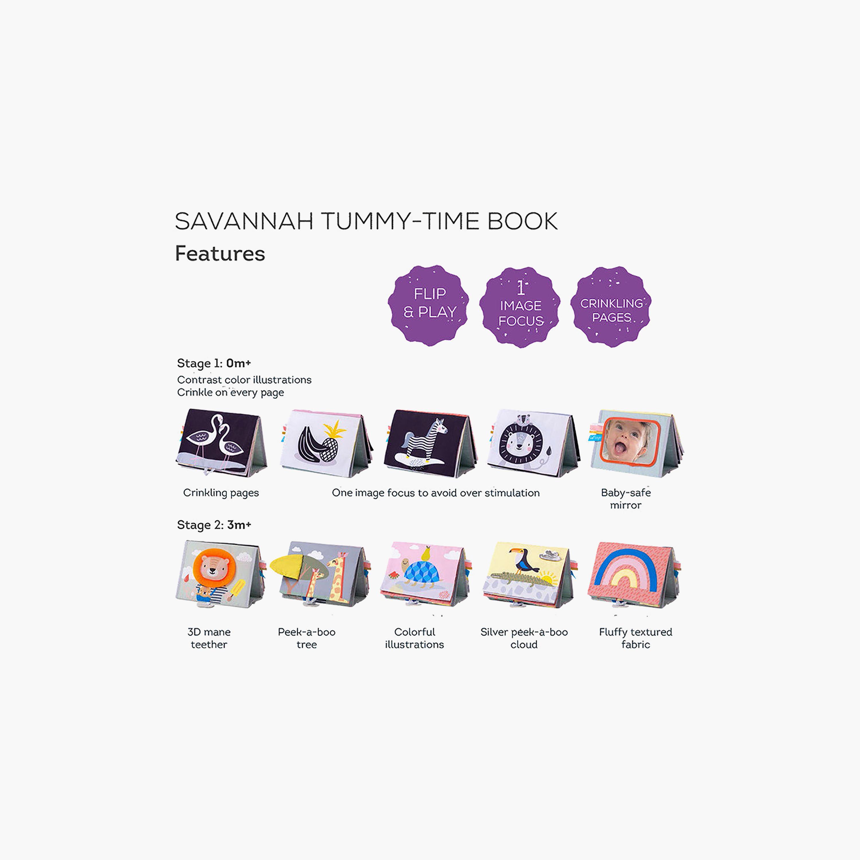 كتاب وقت الاستلقاء على البطن سافانا من تاف تويز-toys-babyandtoddlertoys-learningtoys-image-9