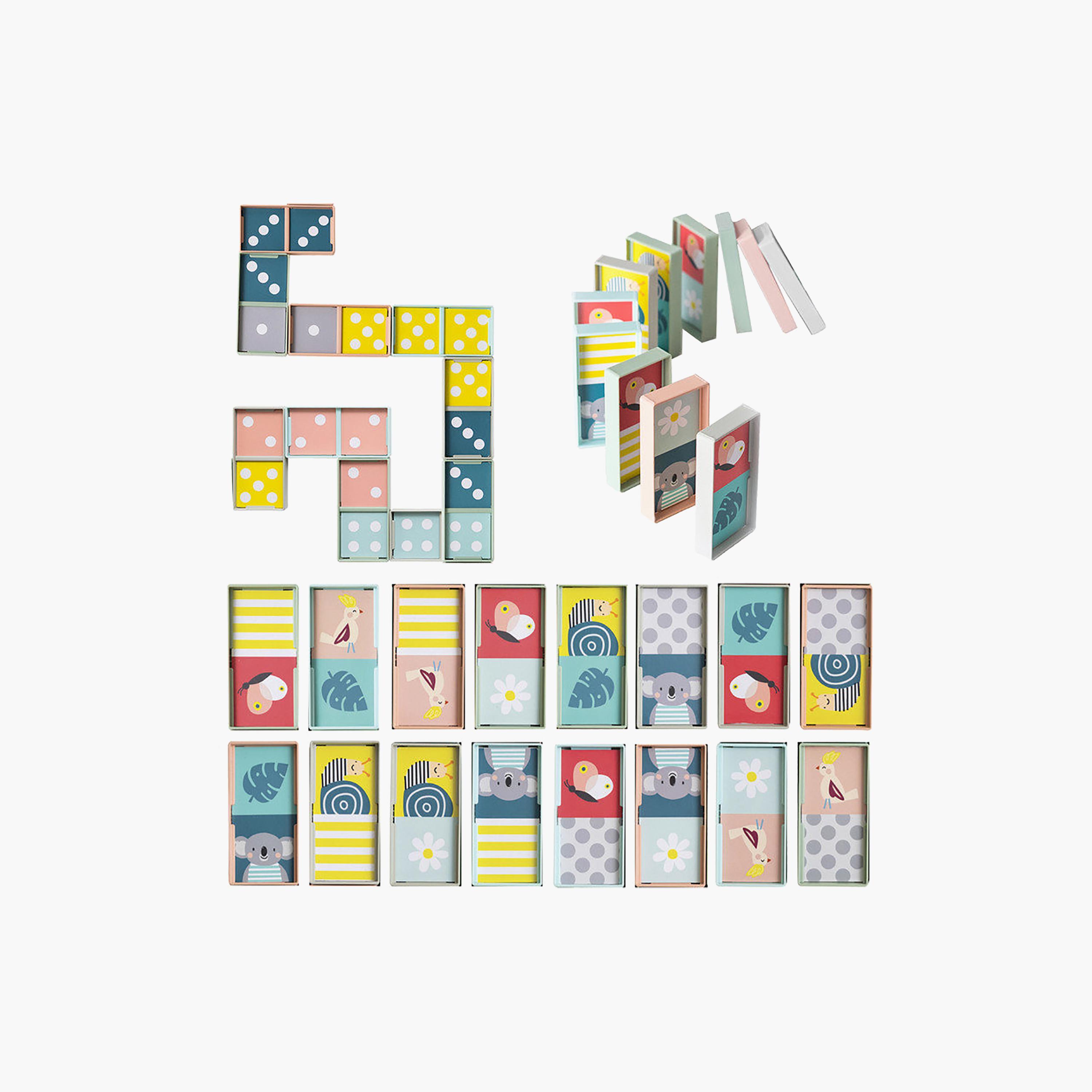 مجموعة مكعبات دومينو رالي من تاف تويز-toys-buildingblocks-blocks-image-1