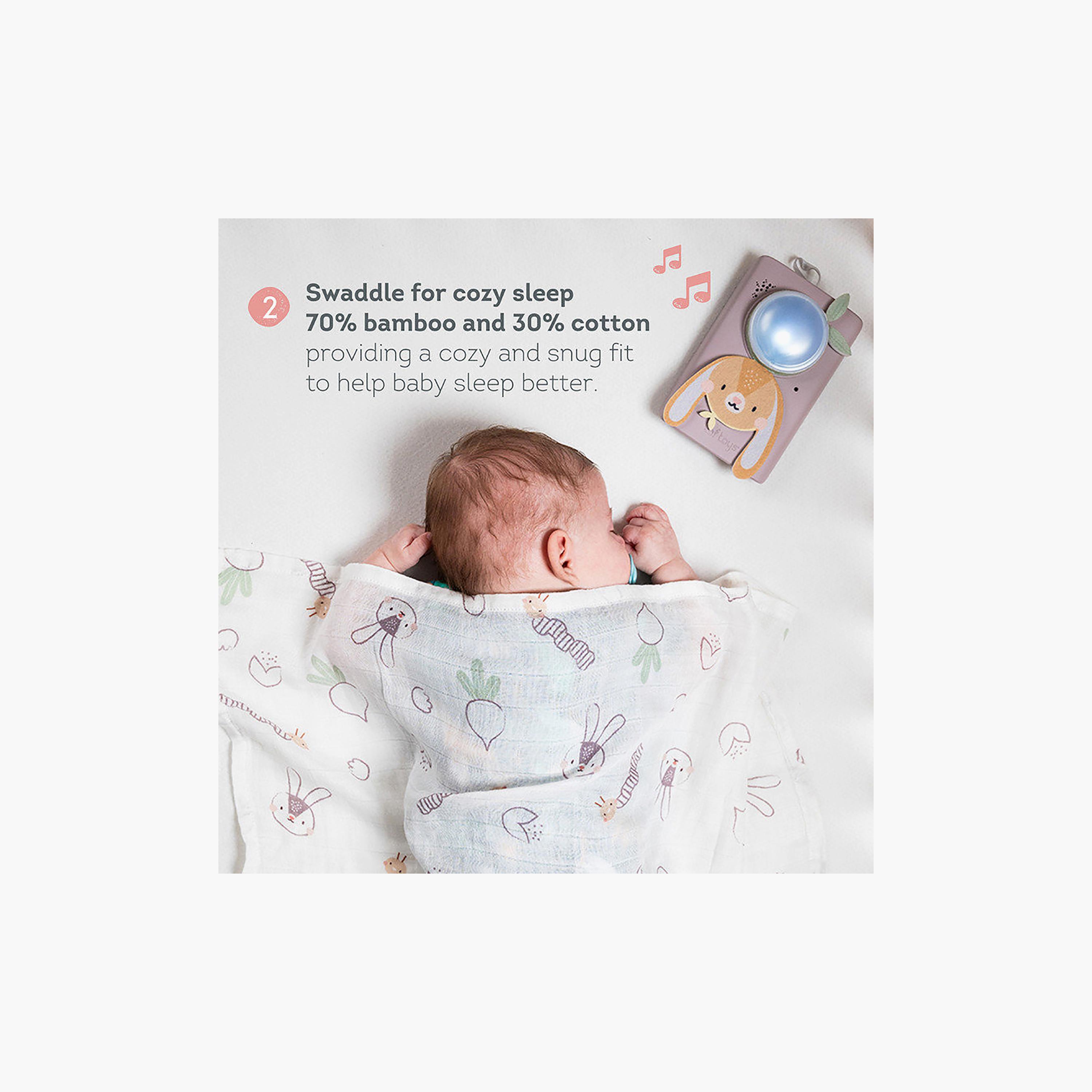 طقم مهدئ ولفافة الأرنب من تاف تويز-toys-babyandtoddlertoys-rattlesandteethers-image-3
