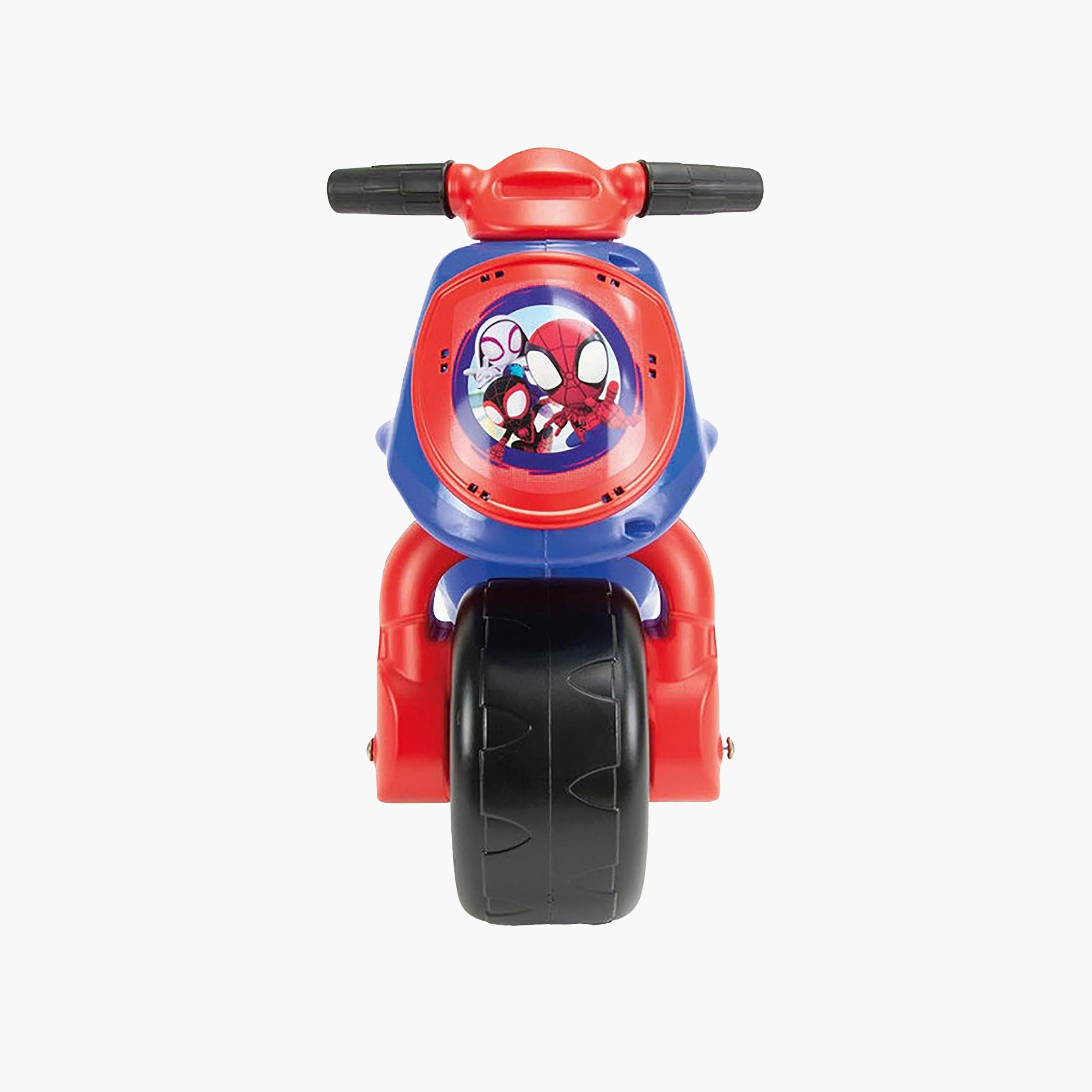 Injusa Foot-To-Floot Neox Spiderman Ride-On Motorbike-toys-outdoor-bikesandrideons-bikes-image-1