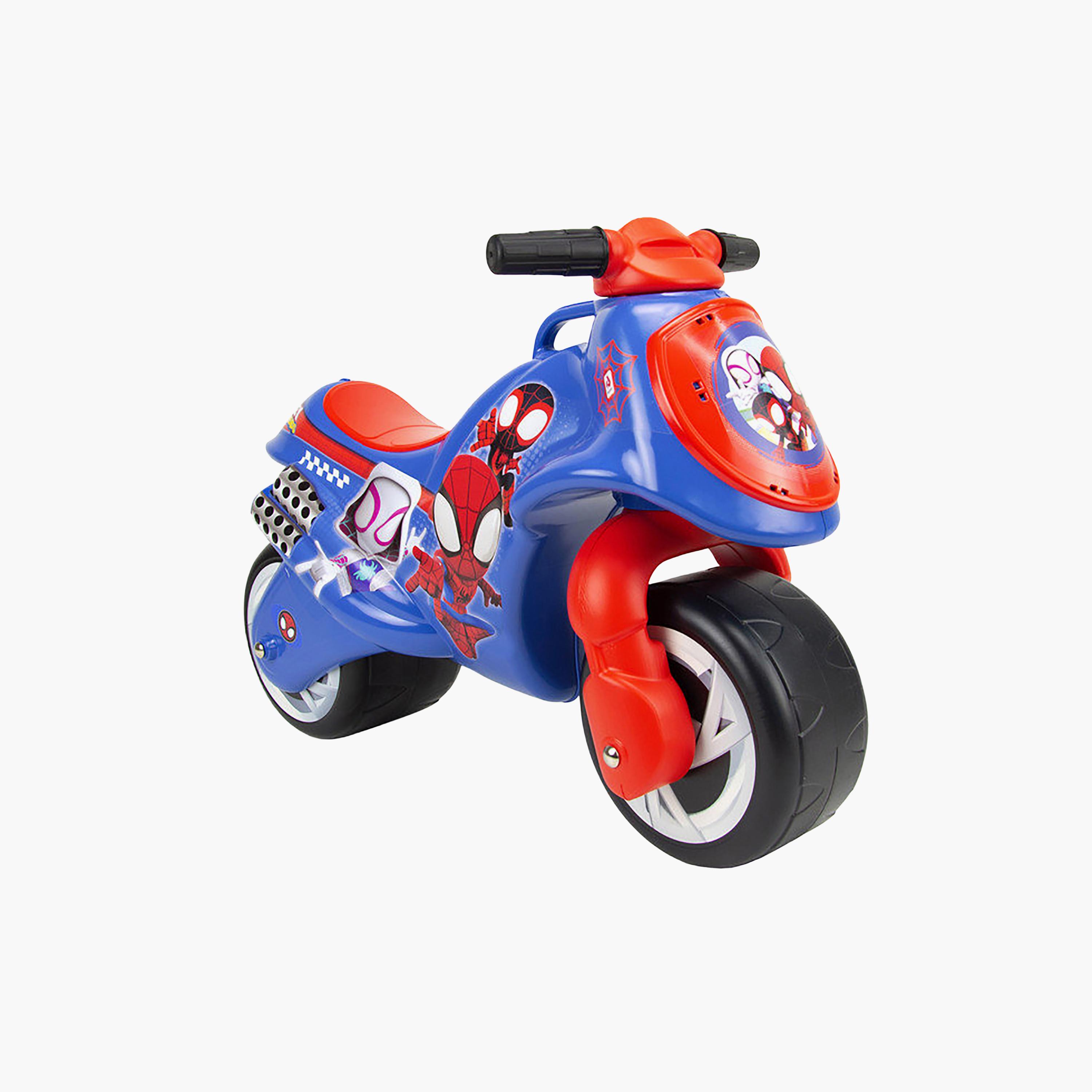 Injusa Foot-To-Floot Neox Spiderman Ride-On Motorbike-toys-outdoor-bikesandrideons-bikes-image-2