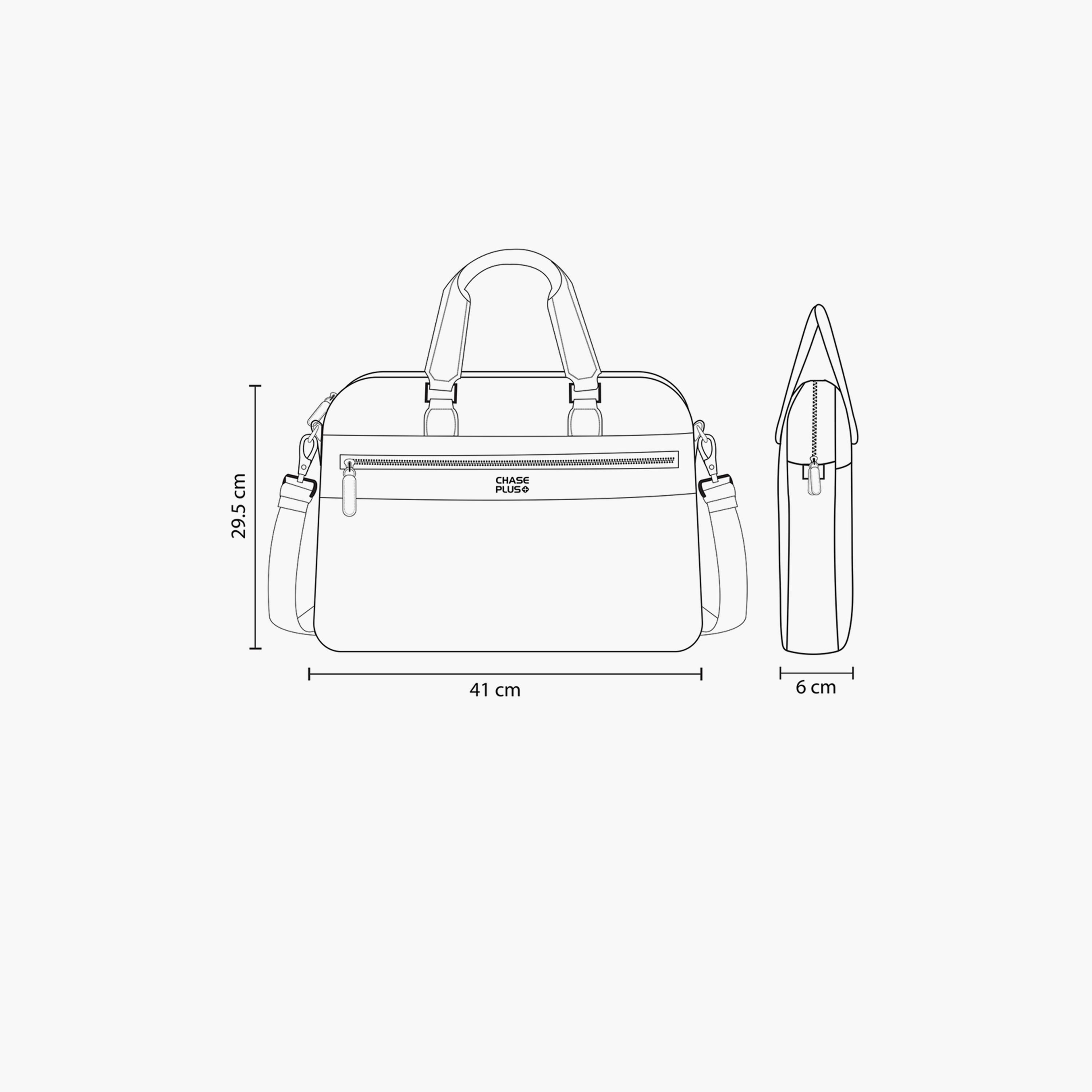 Chase Plus Bristol Laptop Bag Fortis Black-men-bags-image-8
