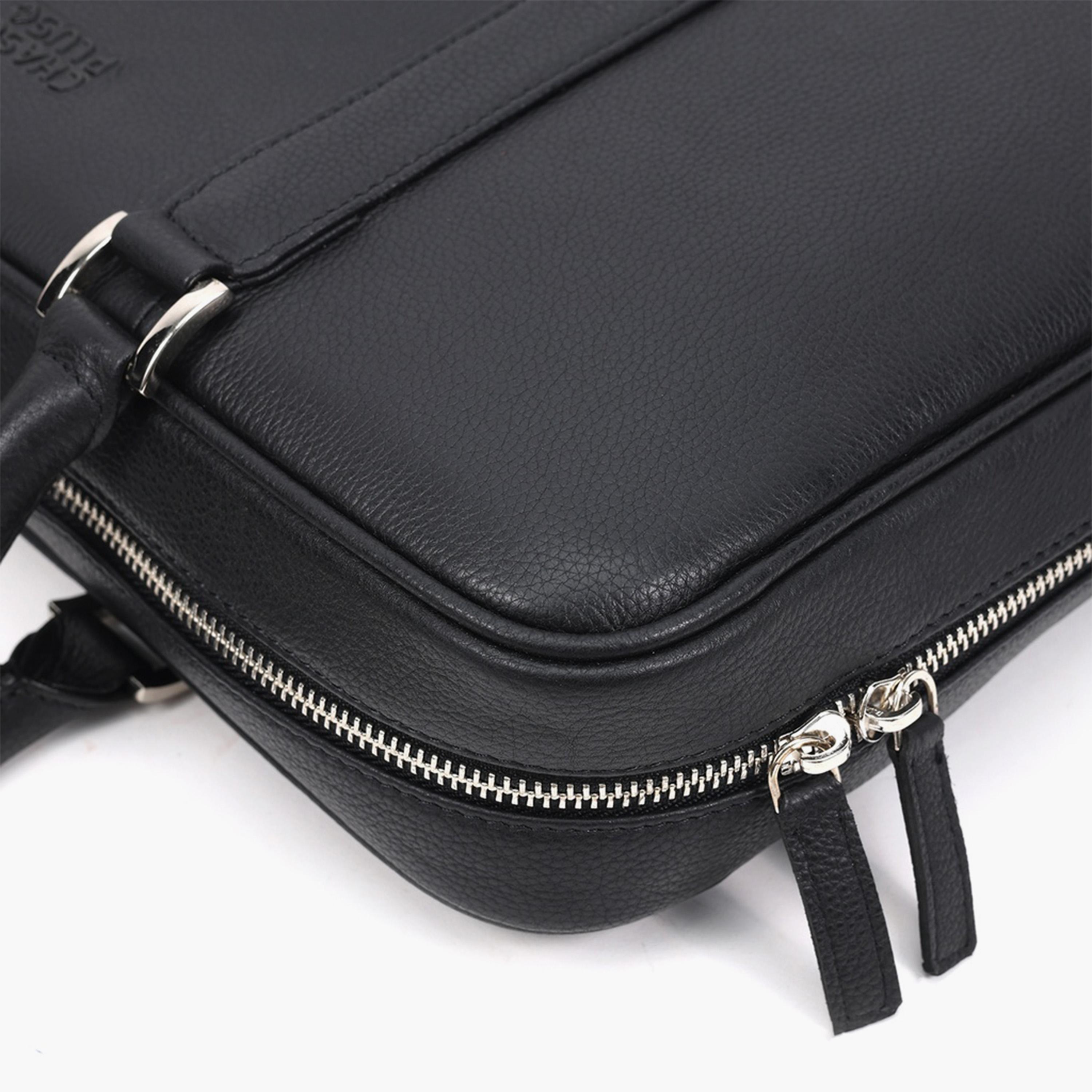 Chase Plus Domino Laptop Bag Willow Black-men-bags-image-5