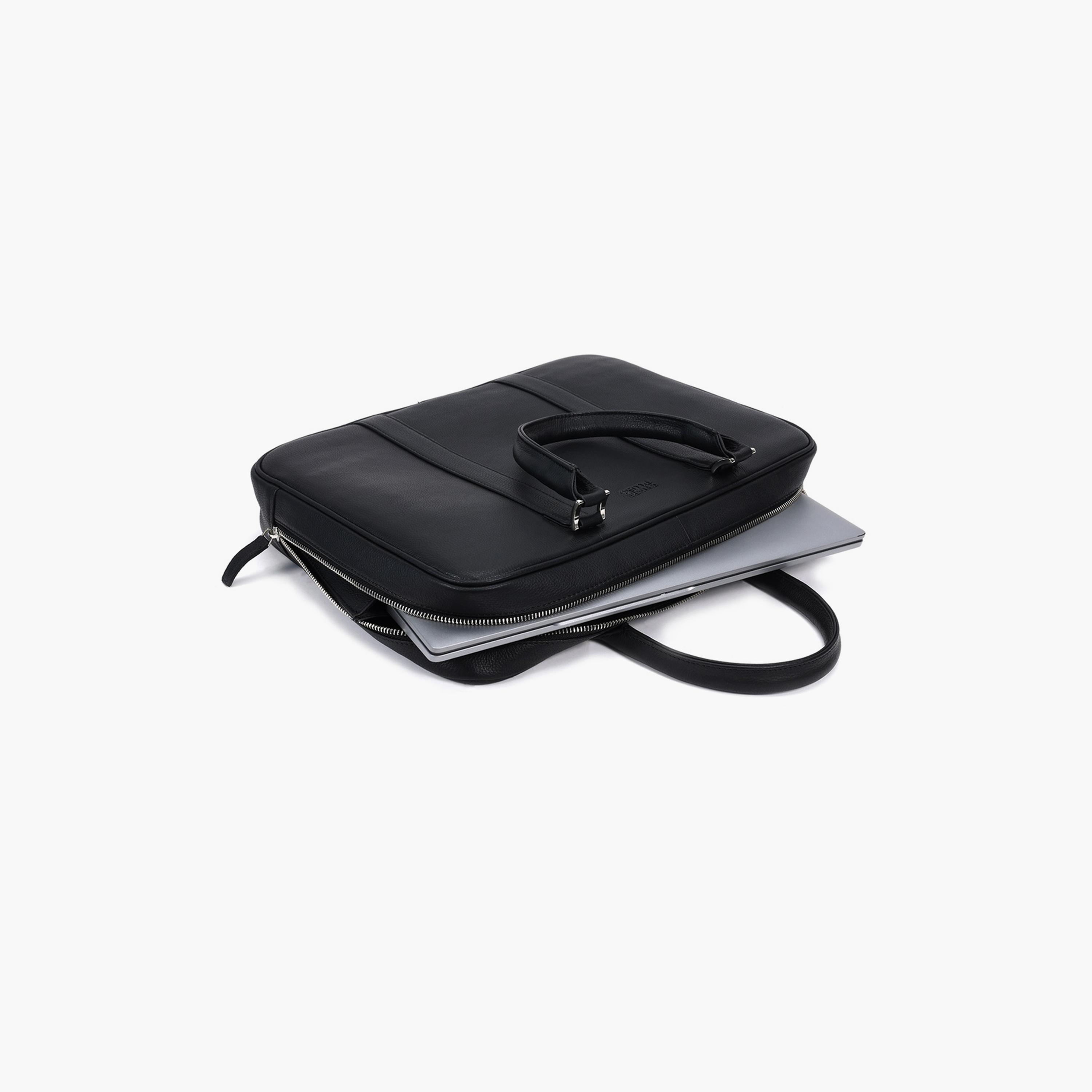 Chase Plus Domino Laptop Bag Willow Black-men-bags-image-7