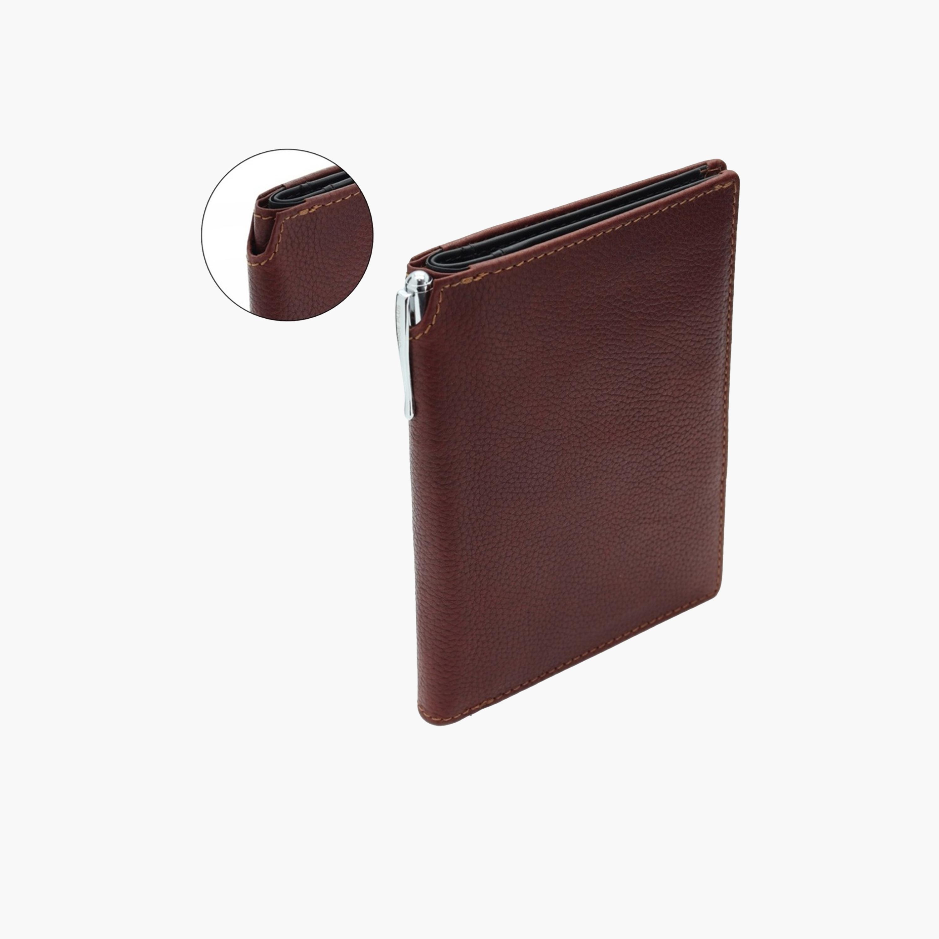 Chase Plus Oxford Passport Wallet With Agenda Pen Gift Set-men-beltsandwallets-wallets-image-3