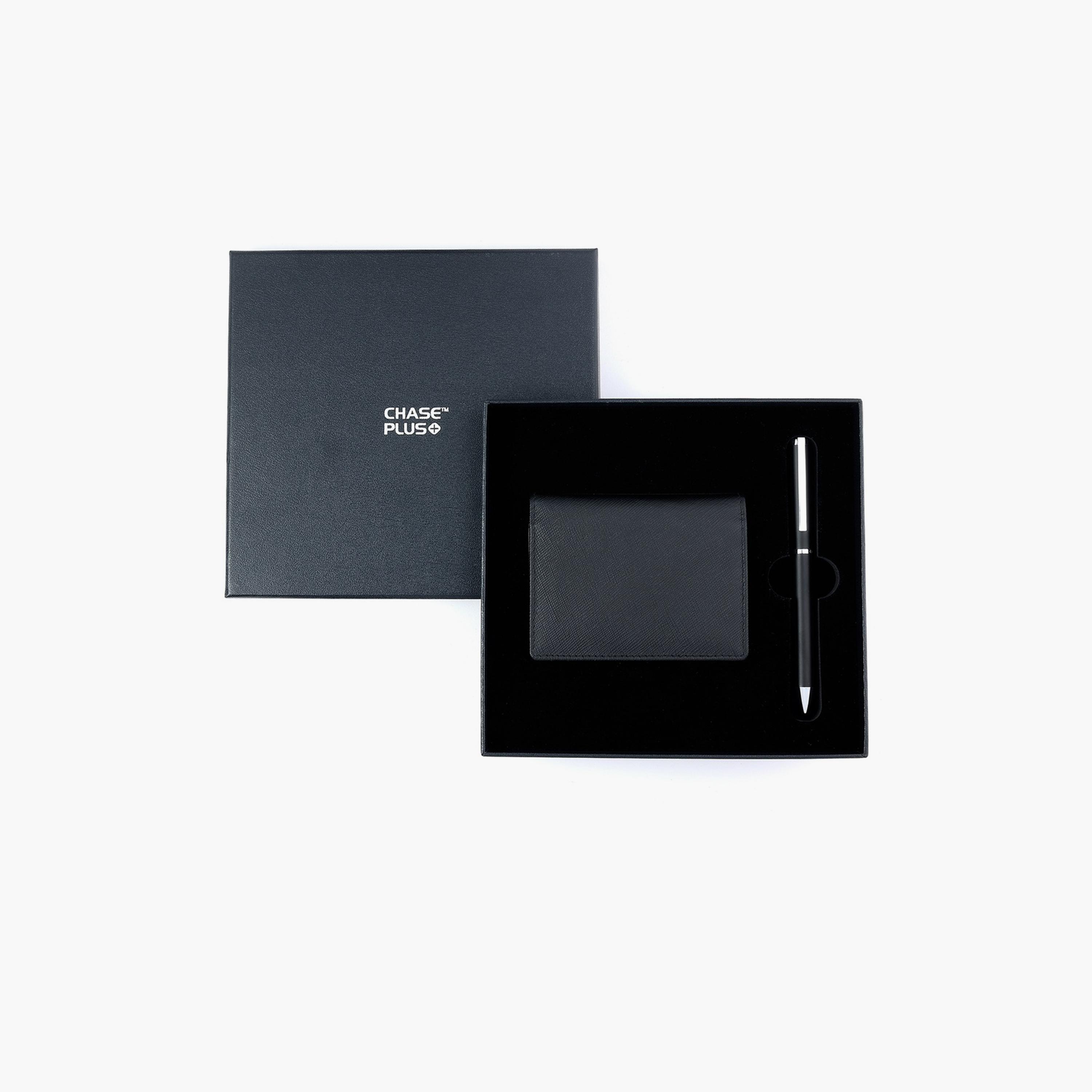 Chase Plus BCH And Pen Business Gift Set-men-beltsandwallets-wallets-image-1