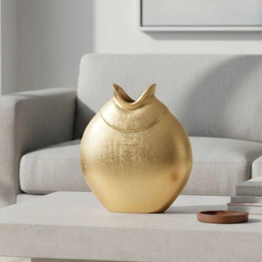 Abiela Metal Vase - 24 cm