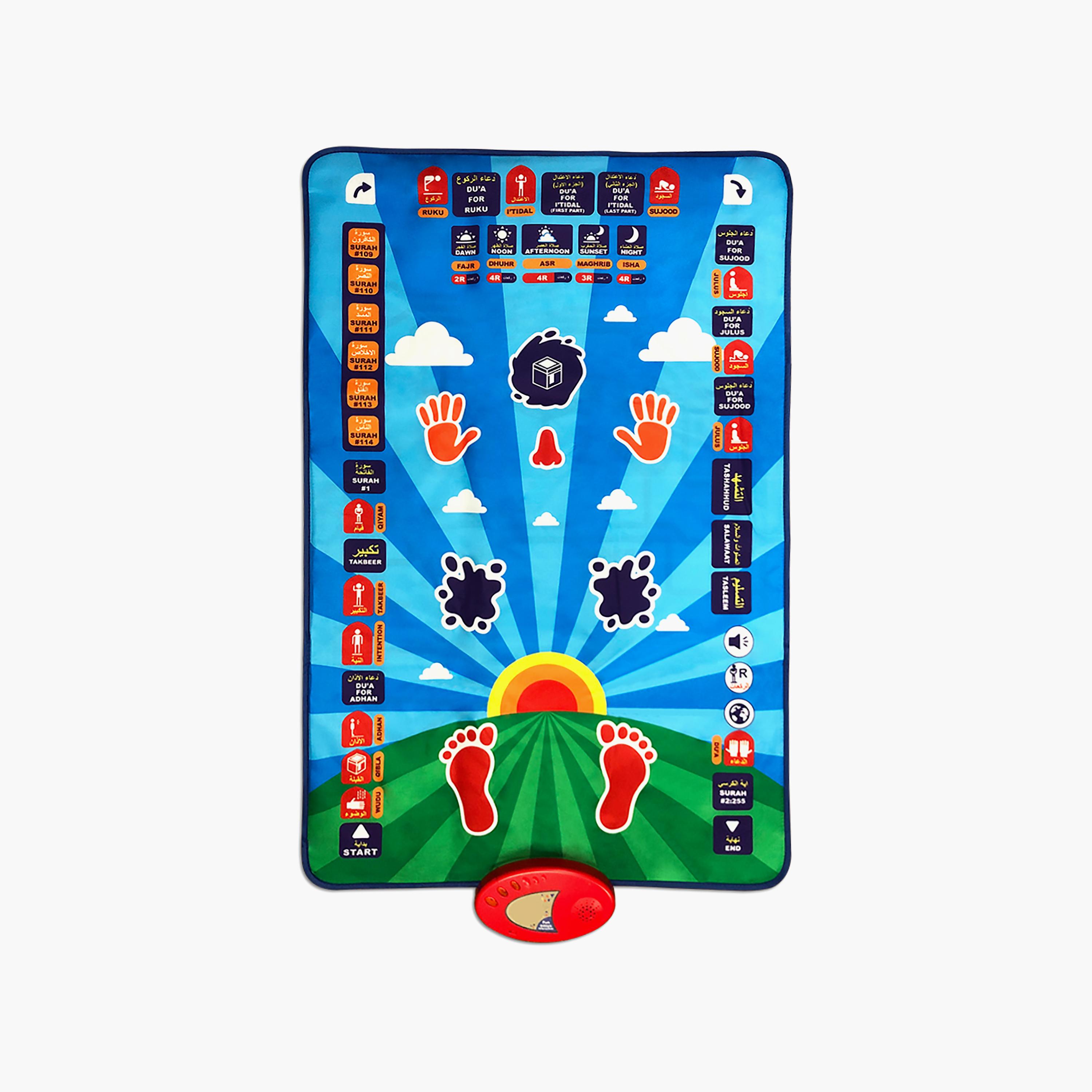 Little Story Islamic Prayer Learning Mat - Blue-baby-infantactivity-playpensandplaymats-image-1