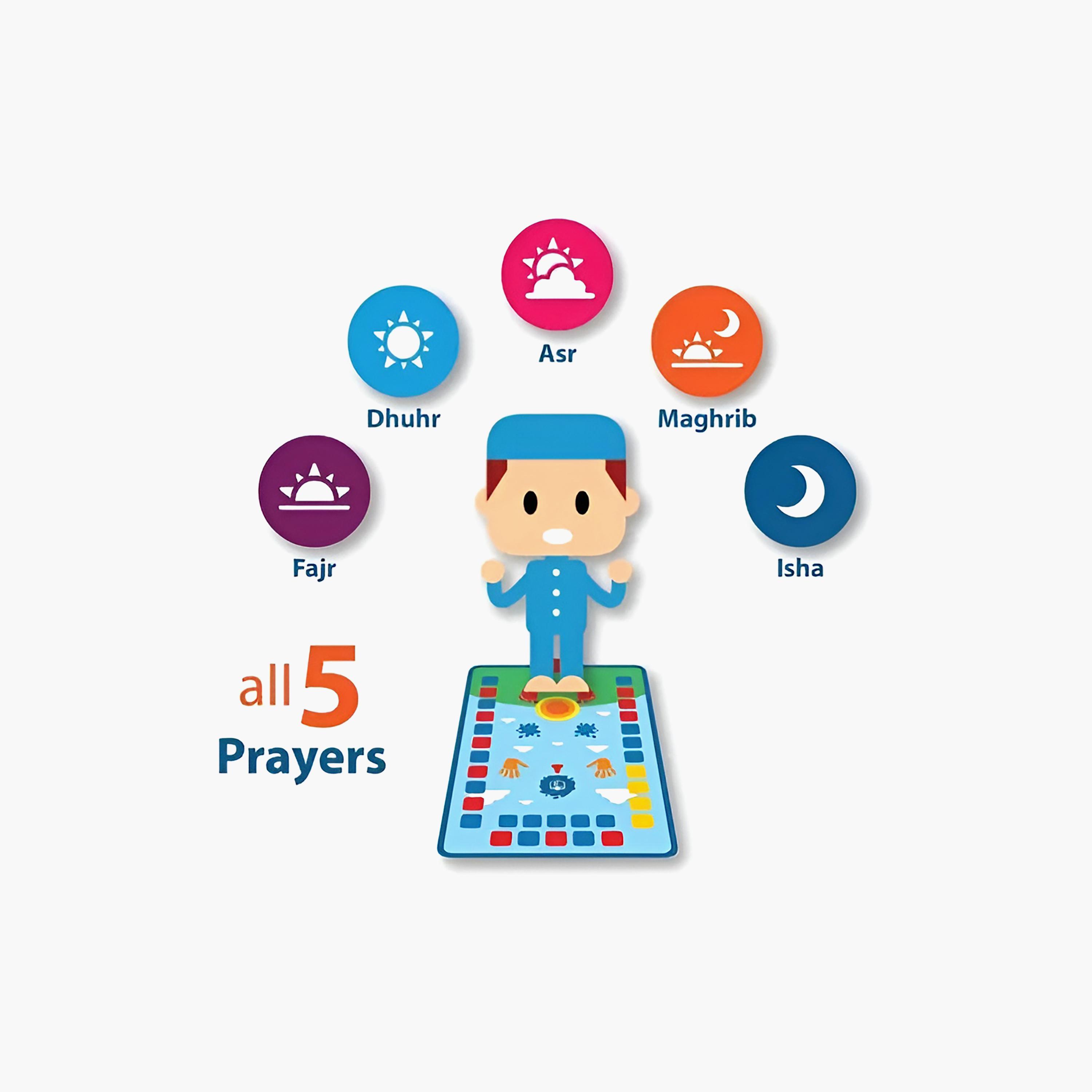 Little Story Islamic Prayer Learning Mat - Blue-baby-infantactivity-playpensandplaymats-image-5