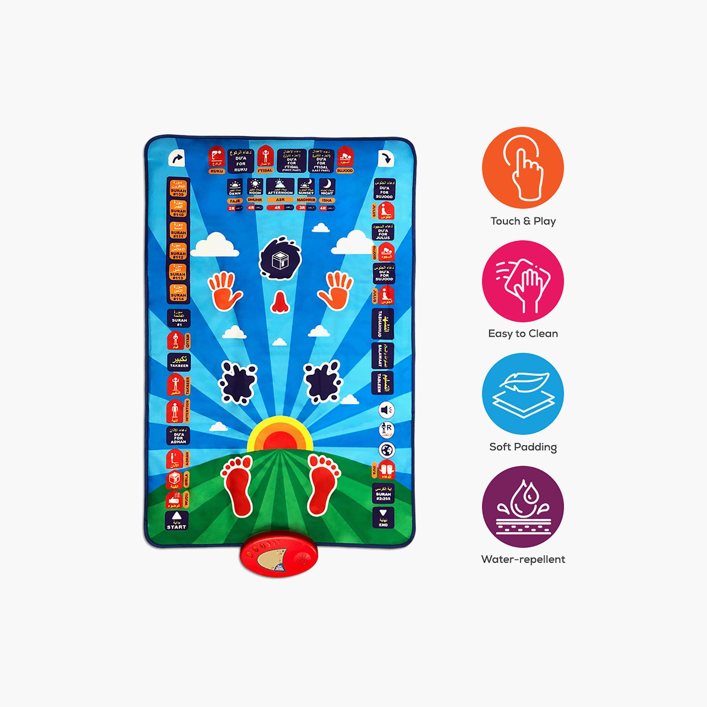 Little Story Islamic Prayer Learning Mat - Blue-baby-infantactivity-playpensandplaymats-image-6