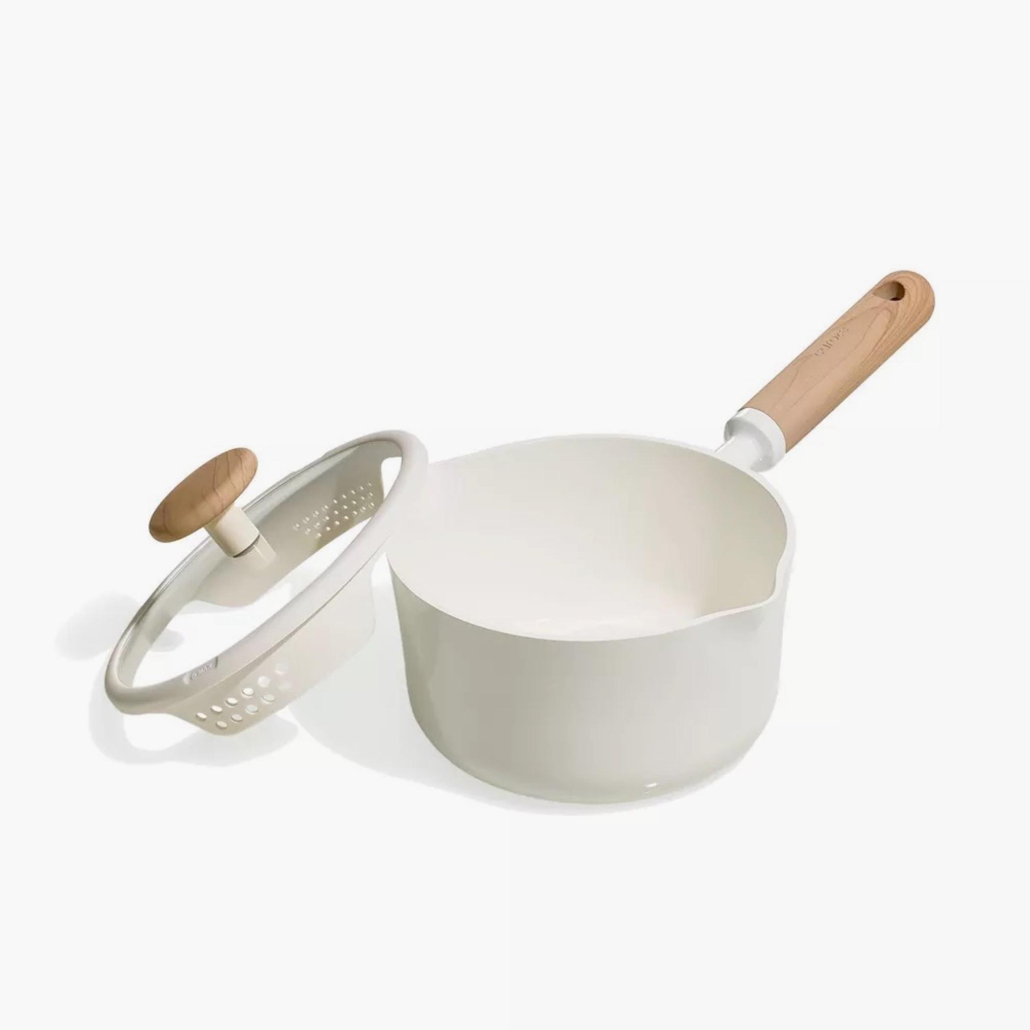 Carote Ceramic Non-Stick Saucepan with Strainer Lid - 1.9 L