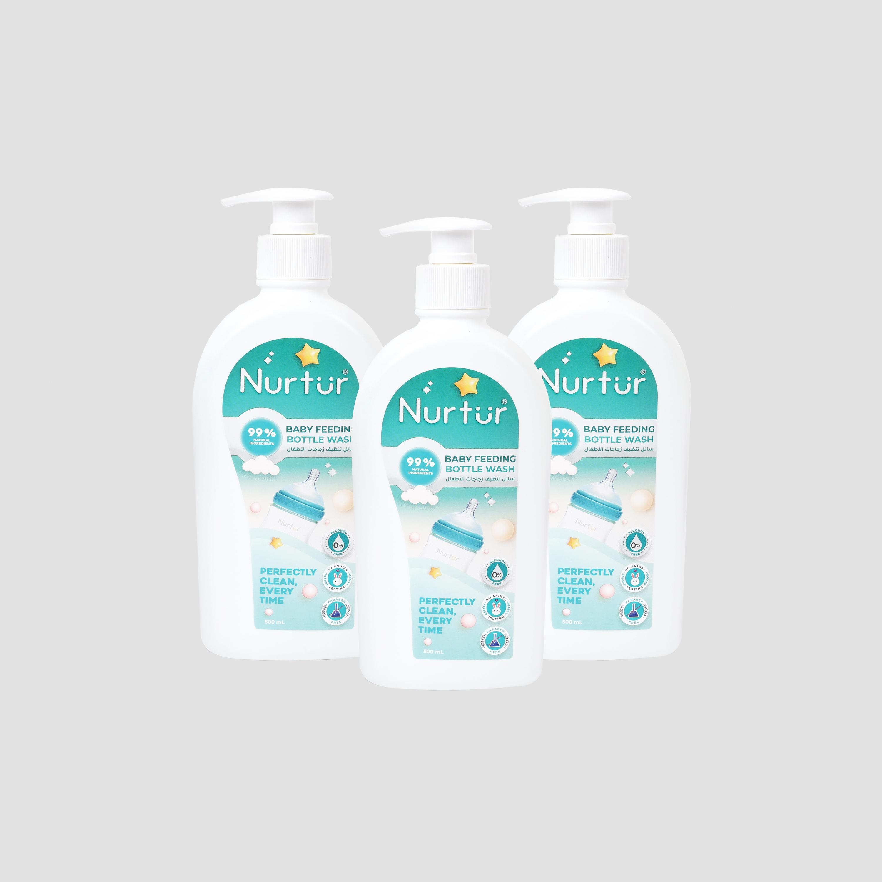 Nurtur 3-Piece Formula Safe Liquid Bottle Cleanser-baby-feeding-cleaningliquids-image-1