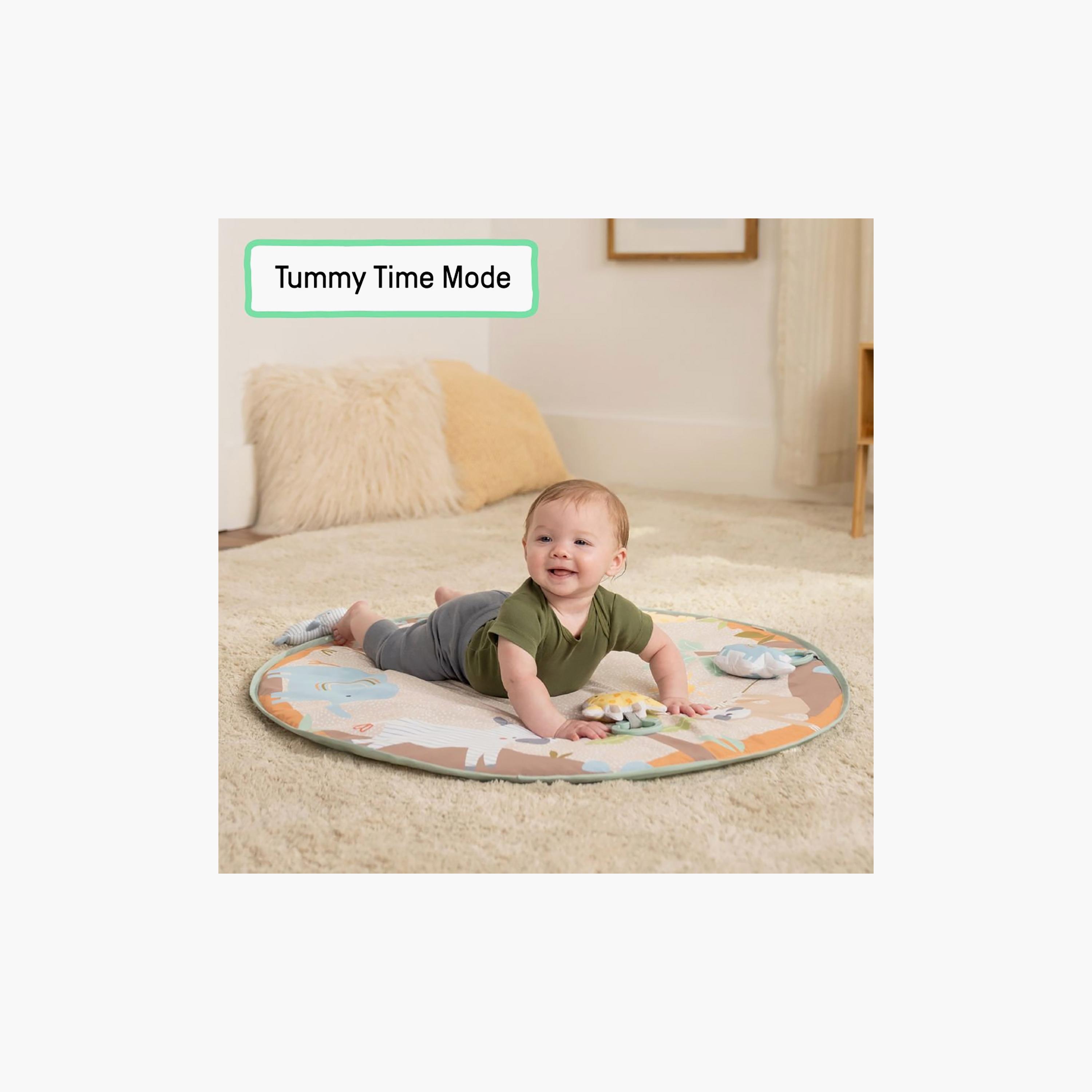 Ingenuity Wonder & Wood Wooden Toy Arch & Play Mat - 0-36 Months-baby-infantactivity-playpensandplaymats-image-3
