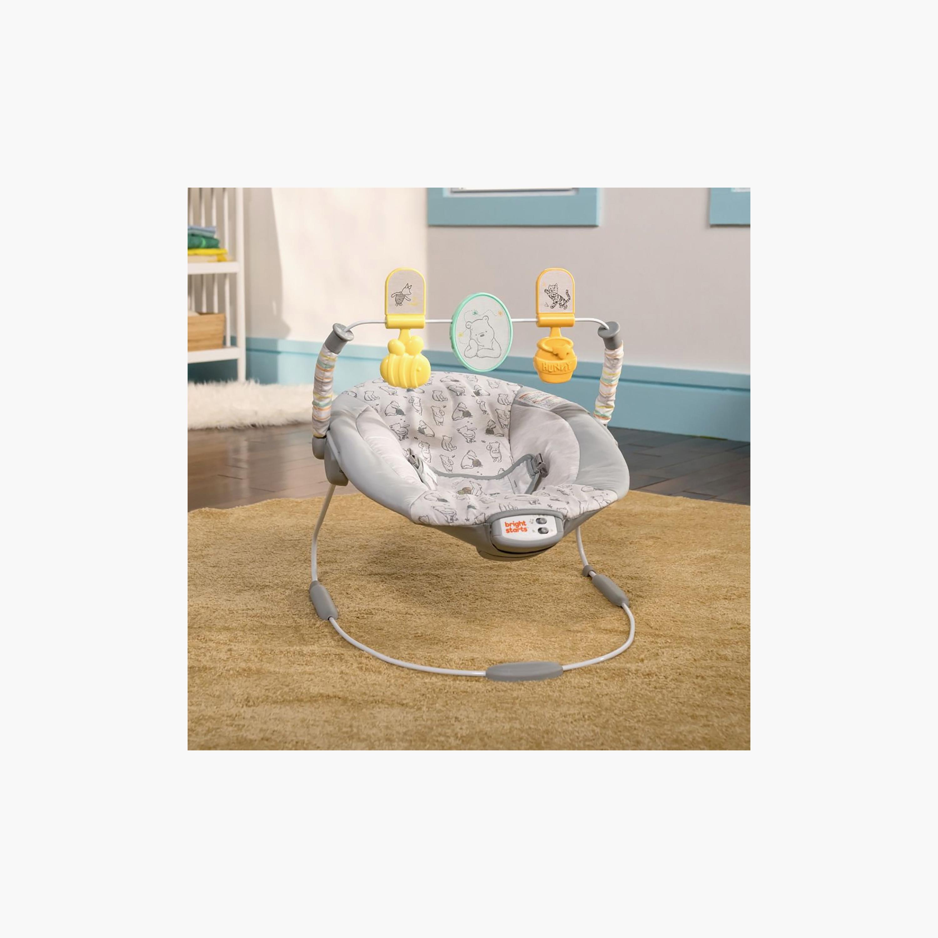 Bright Starts Winnie the Pooh Classic Pals Vibrating Bouncer - 0-6 Months-baby-infantactivity-bouncers-image-7