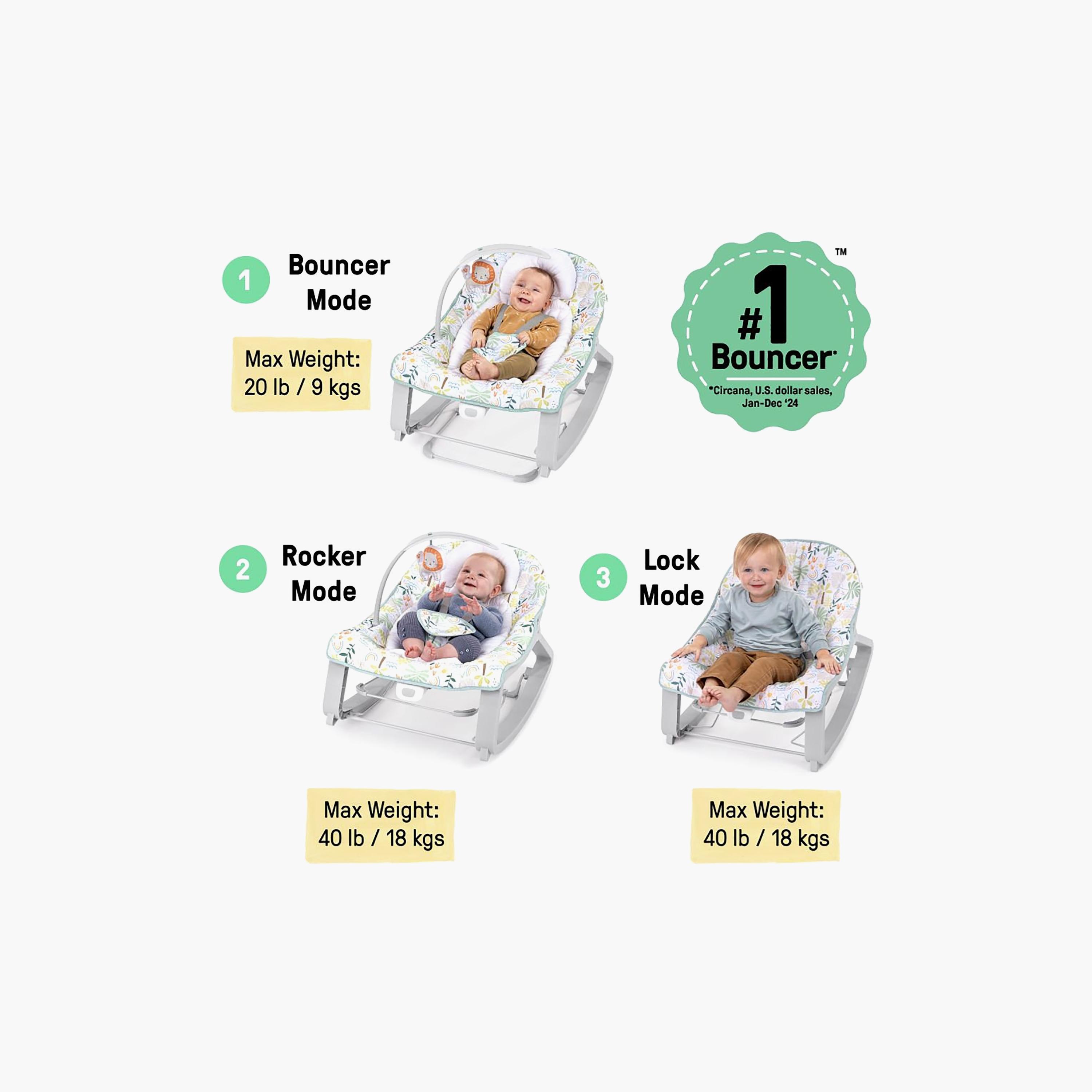 Ingenuity Madi Keep Cozy 3-in-1 Grow with Me Baby Bouncer & Rocker - 0-30 Months-baby-infantactivity-bouncers-image-6