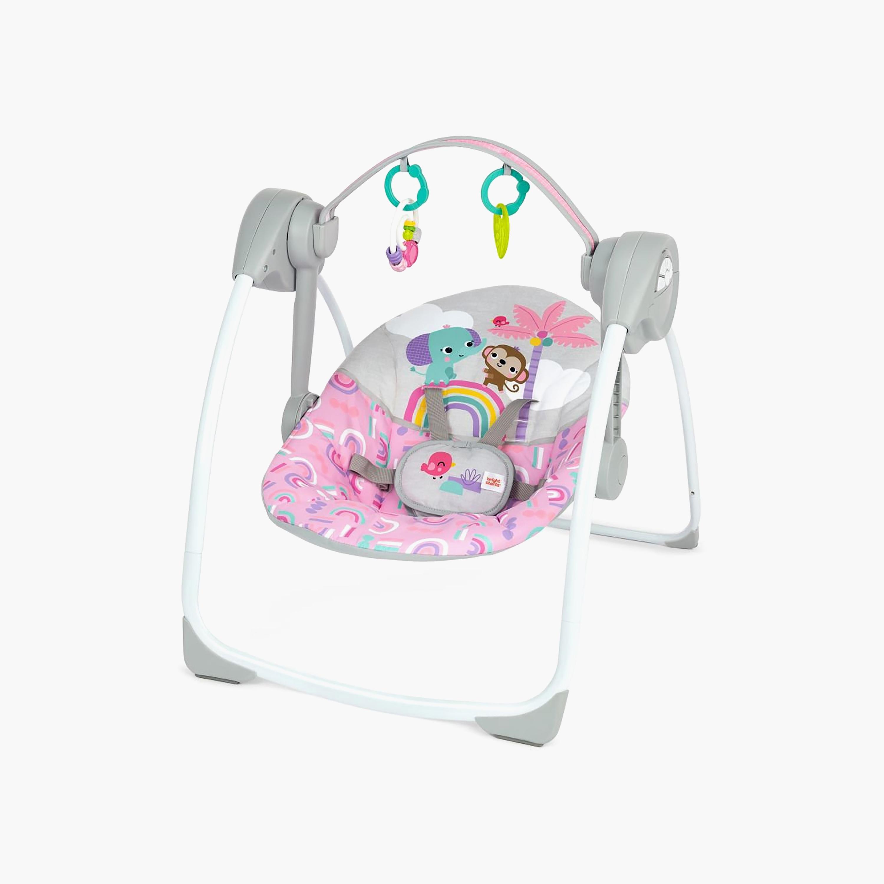 Bright Starts Portable Baby Swing with Music - 0-9 Months-baby-infantactivity-swings-image-1