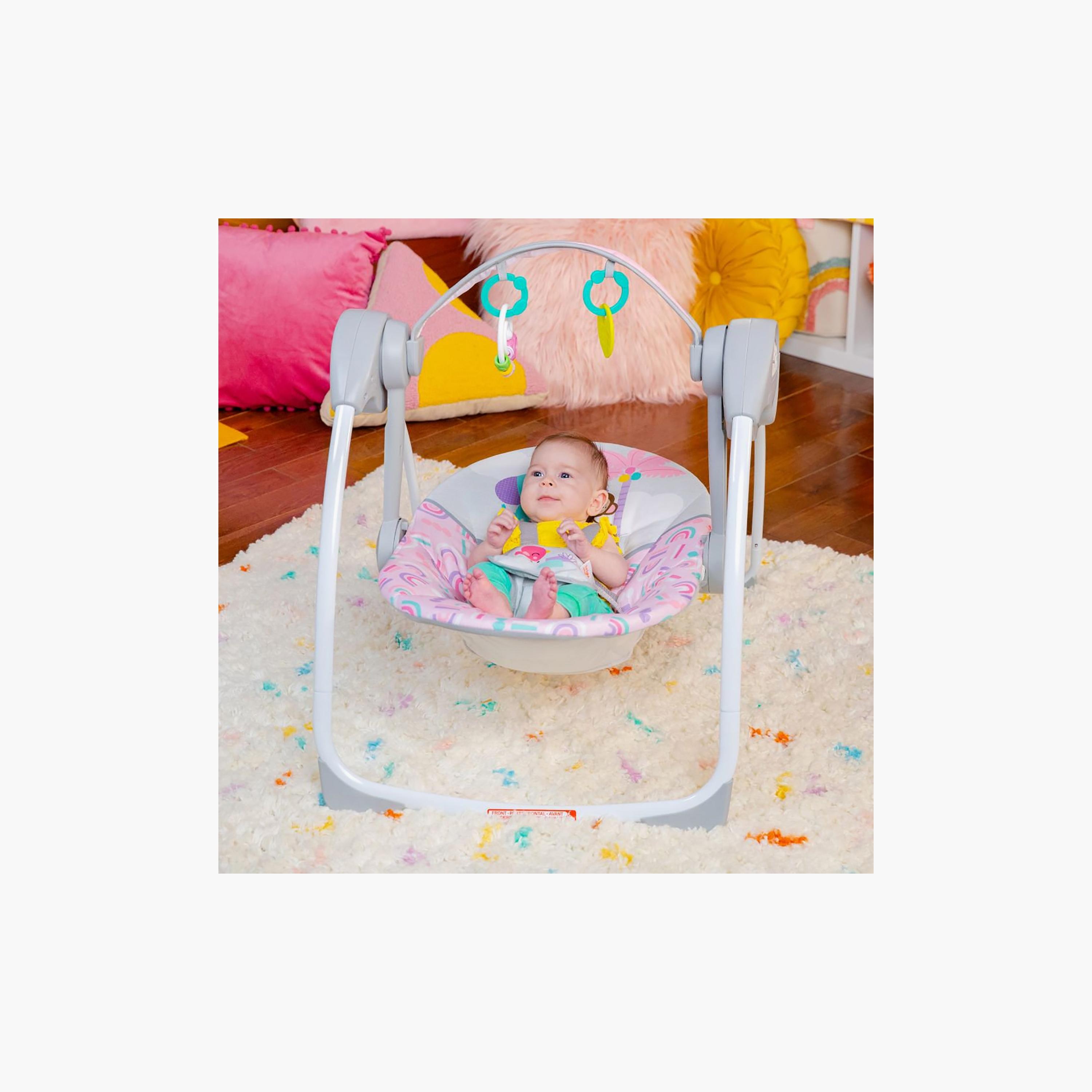 Bright Starts Portable Baby Swing with Music - 0-9 Months-baby-infantactivity-swings-image-2
