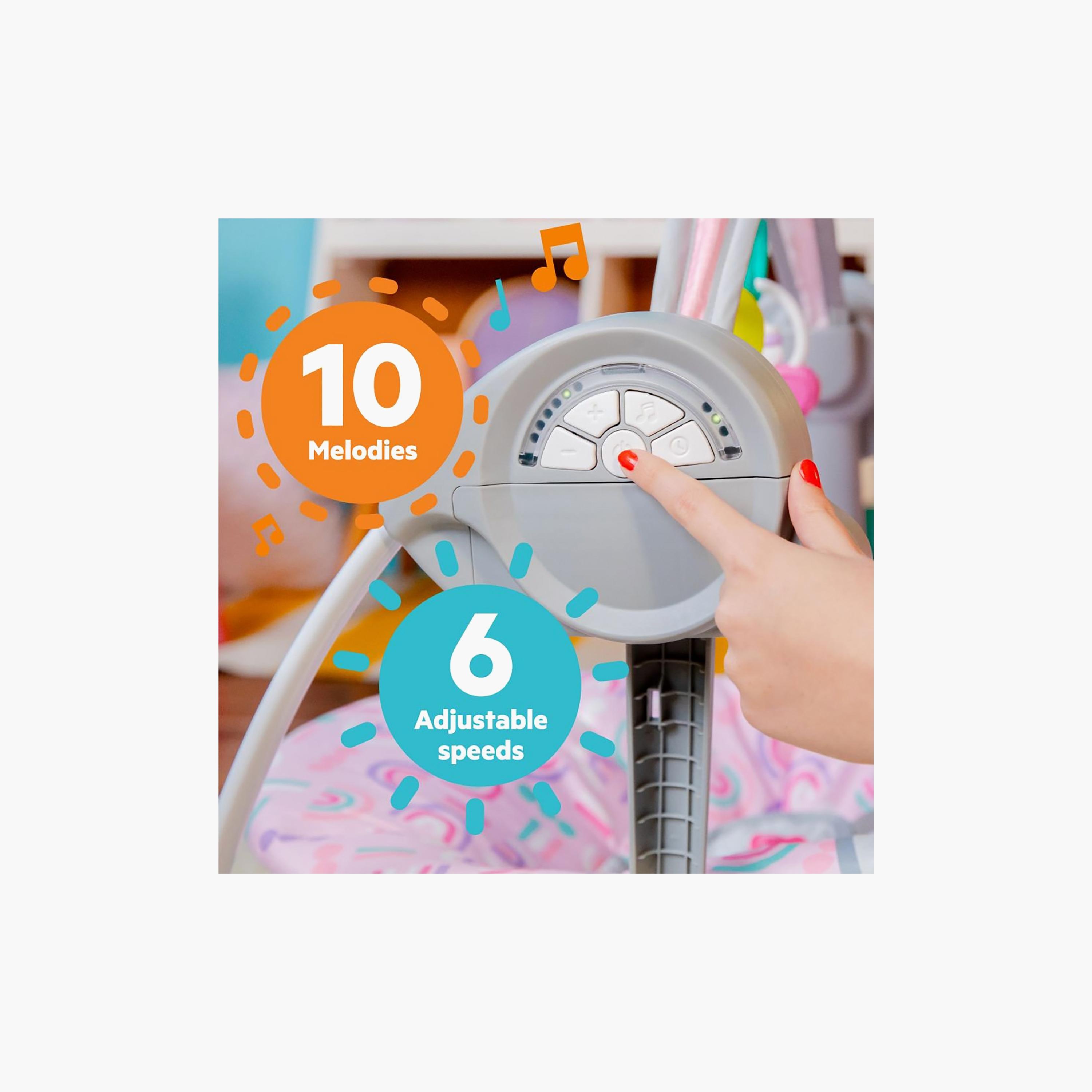 Bright Starts Portable Baby Swing with Music - 0-9 Months-baby-infantactivity-swings-image-3