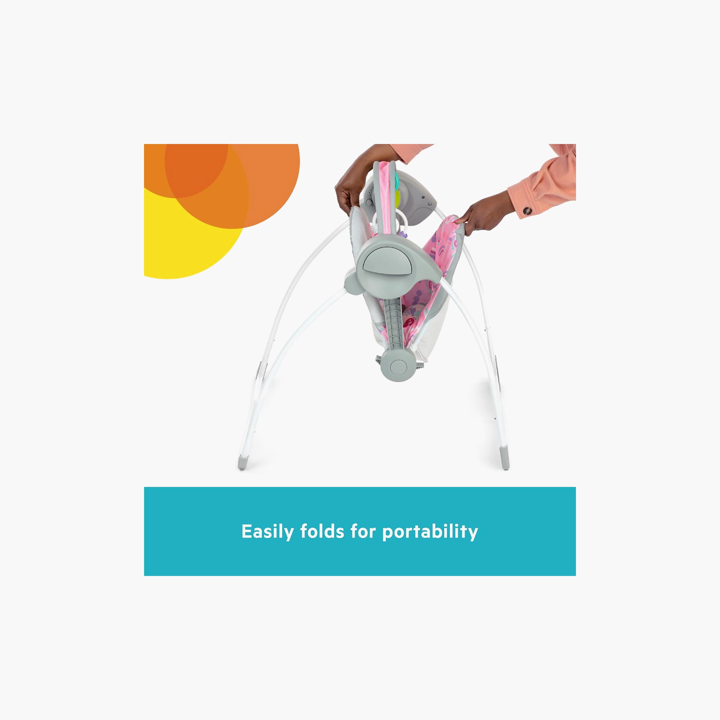 Bright Starts Portable Baby Swing with Music - 0-9 Months-baby-infantactivity-swings-image-4
