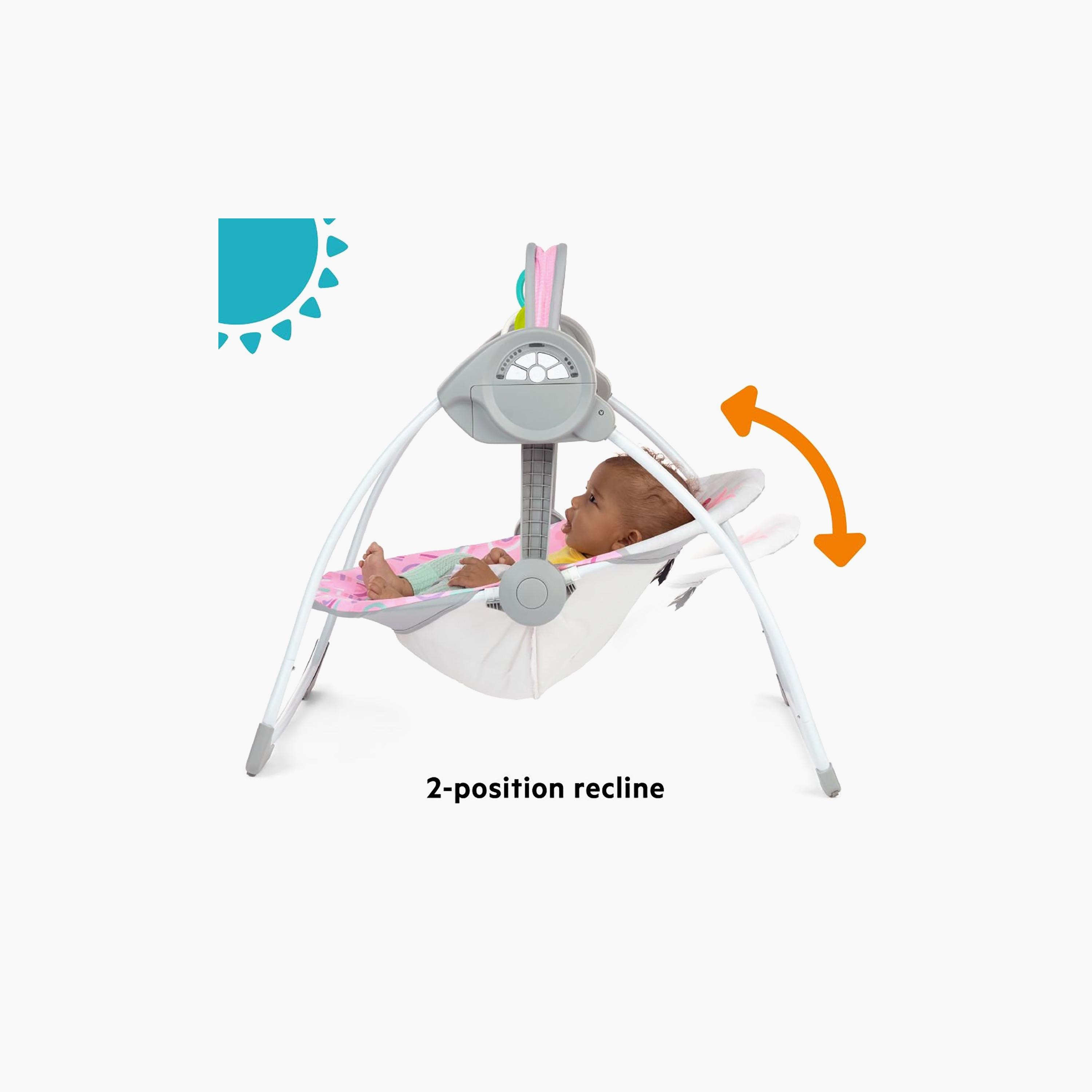 Bright Starts Portable Baby Swing with Music - 0-9 Months-baby-infantactivity-swings-image-5