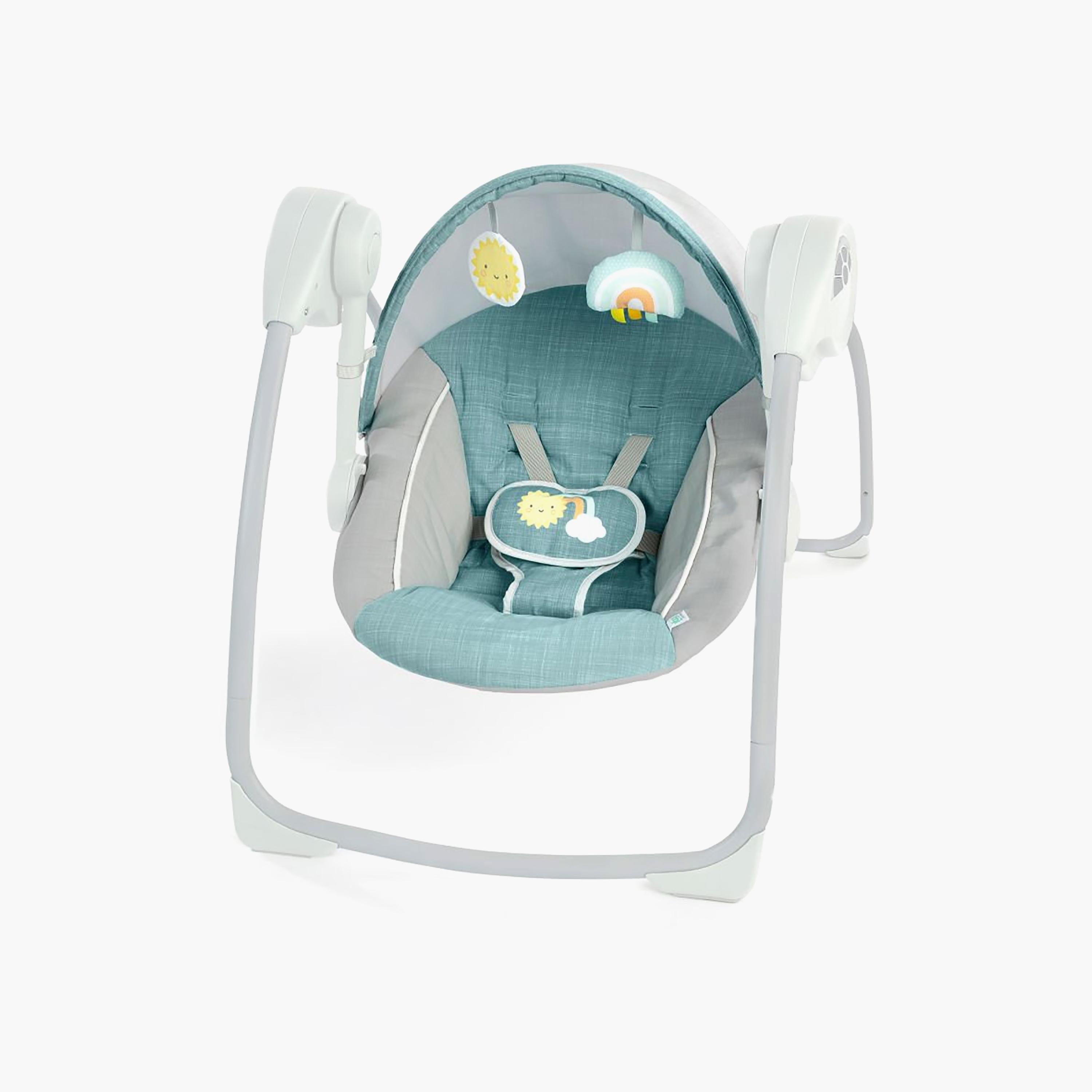 Ingenuity Sun Valley Canopy Portable Baby Swing - 0-9 Months-baby-infantactivity-swings-image-1