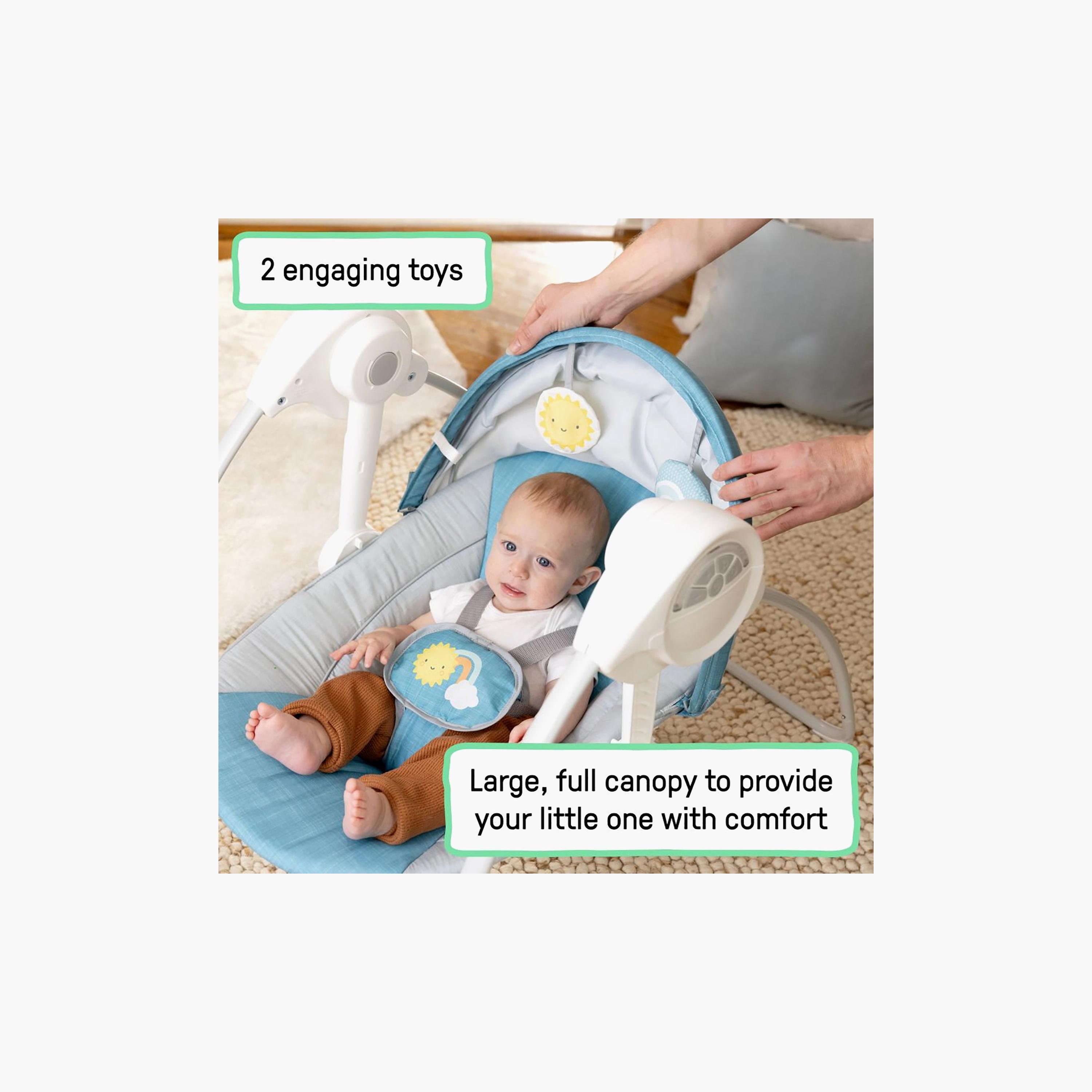 Ingenuity Sun Valley Canopy Portable Baby Swing - 0-9 Months-baby-infantactivity-swings-image-3